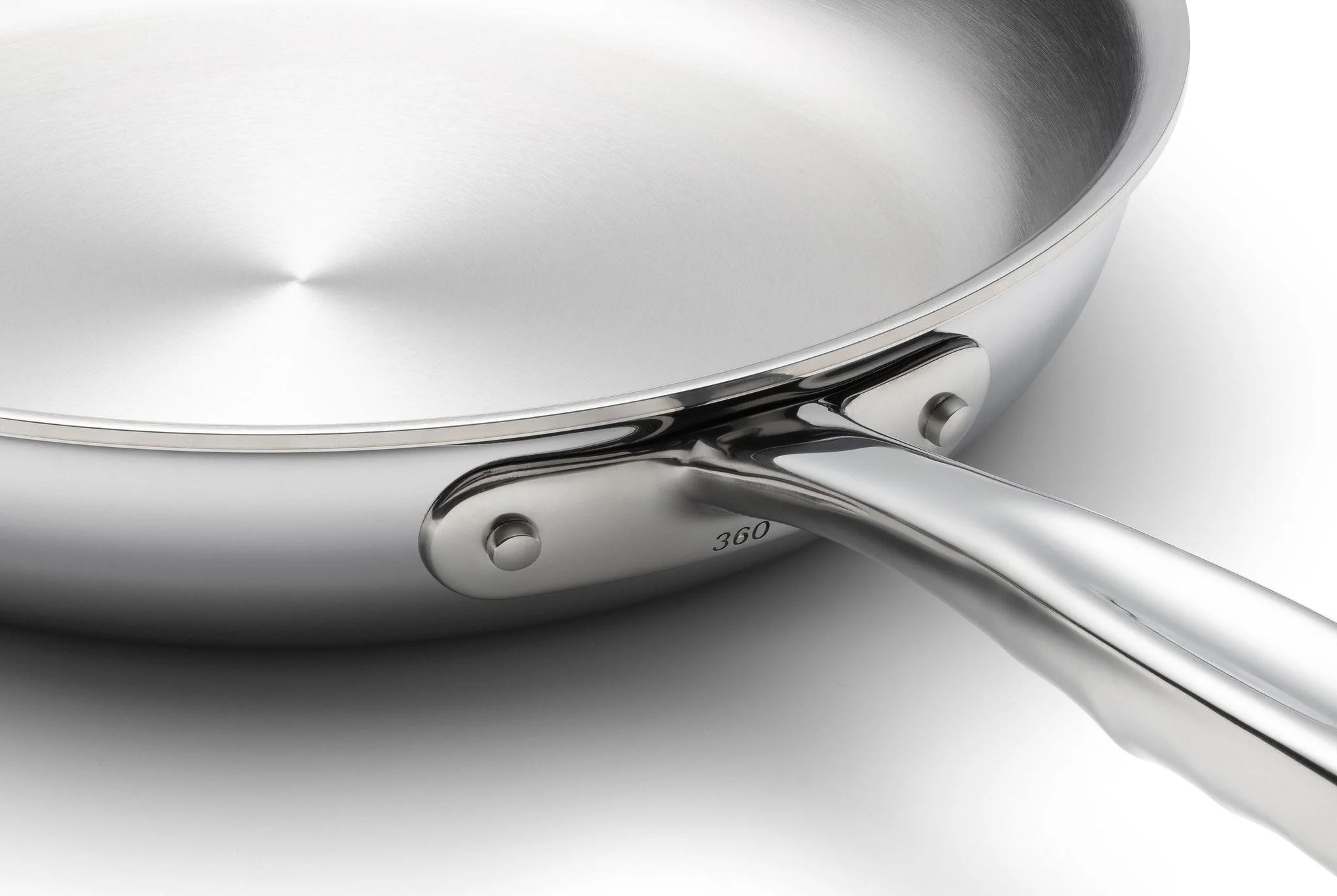 360 Cookware 11.5 Inch Stainless Steel  Fry Pan - Image 4