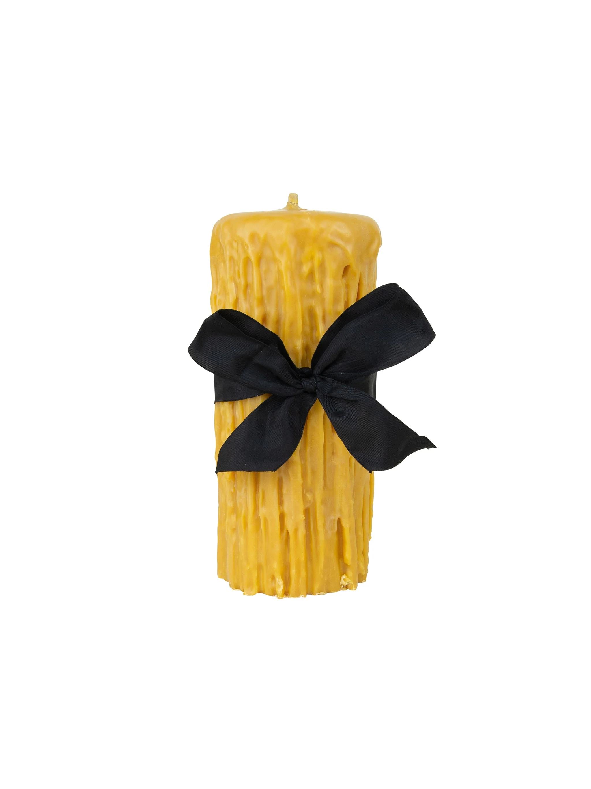 Weston Table Beeswax Drip Pillar Candle 4.5 Inch Diameter - Image 5