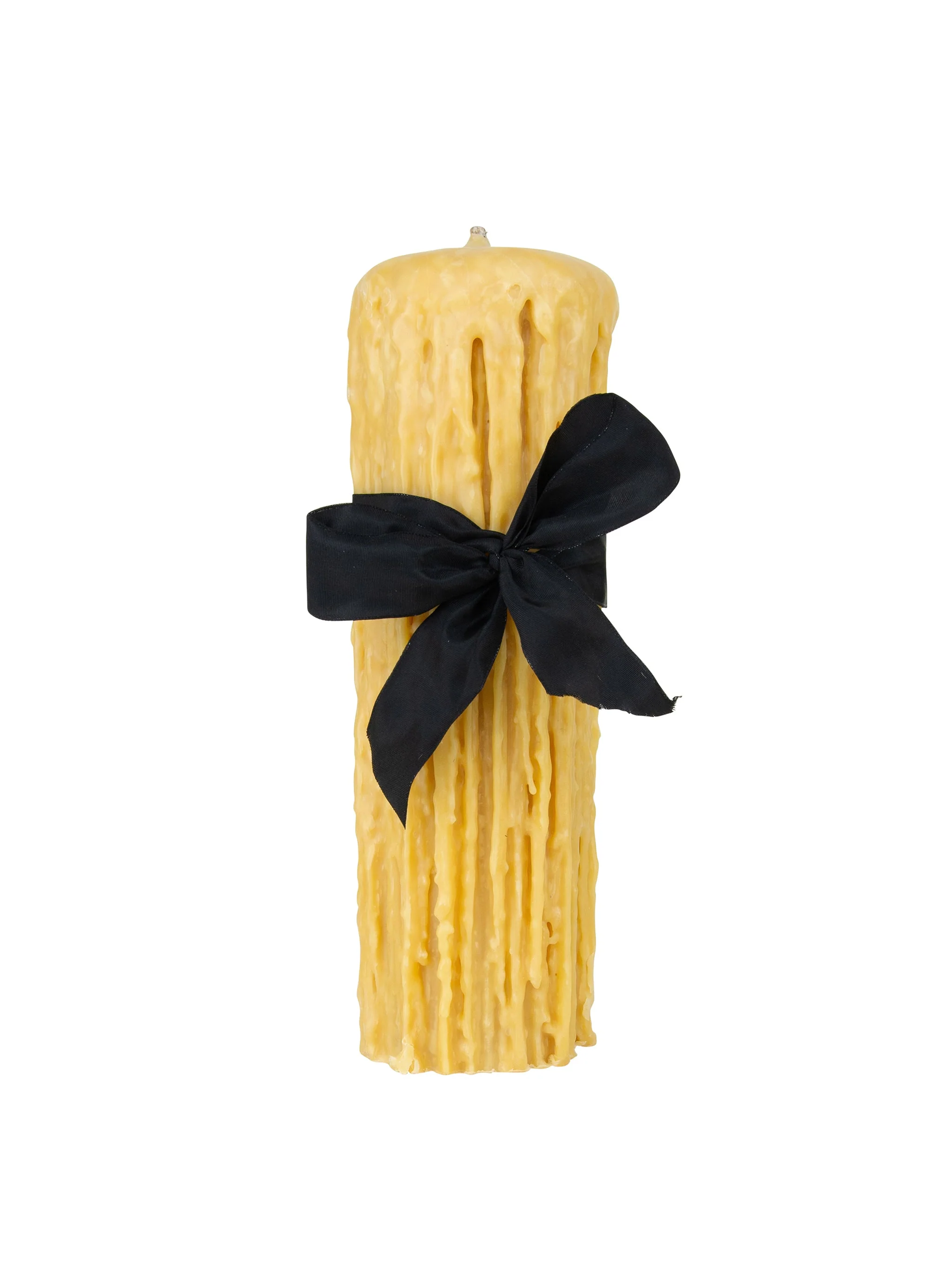 Weston Table Beeswax Drip Pillar Candle 4.5 Inch Diameter - Image 7