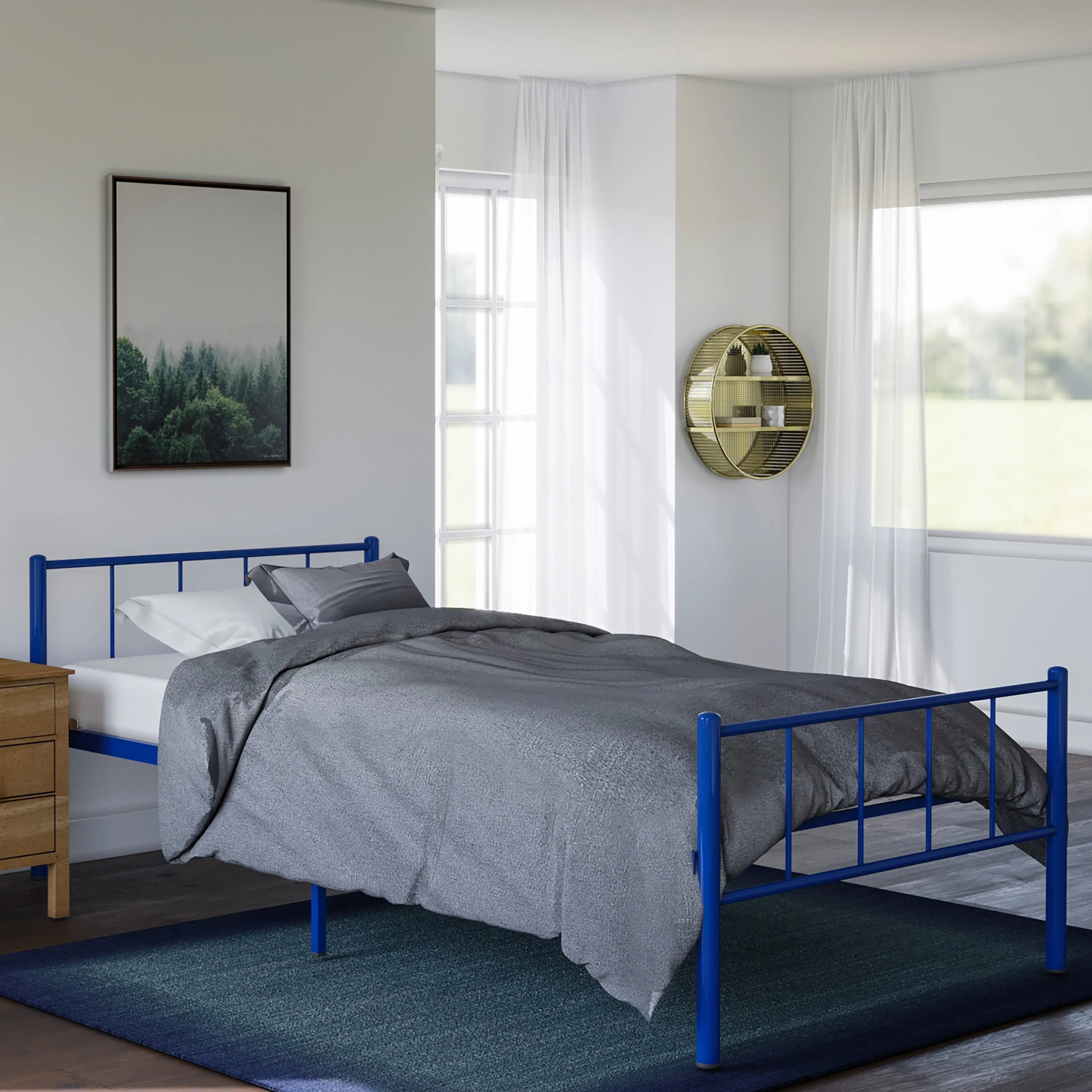 BK Furniture Austin Metal Twin Bed - Image 9