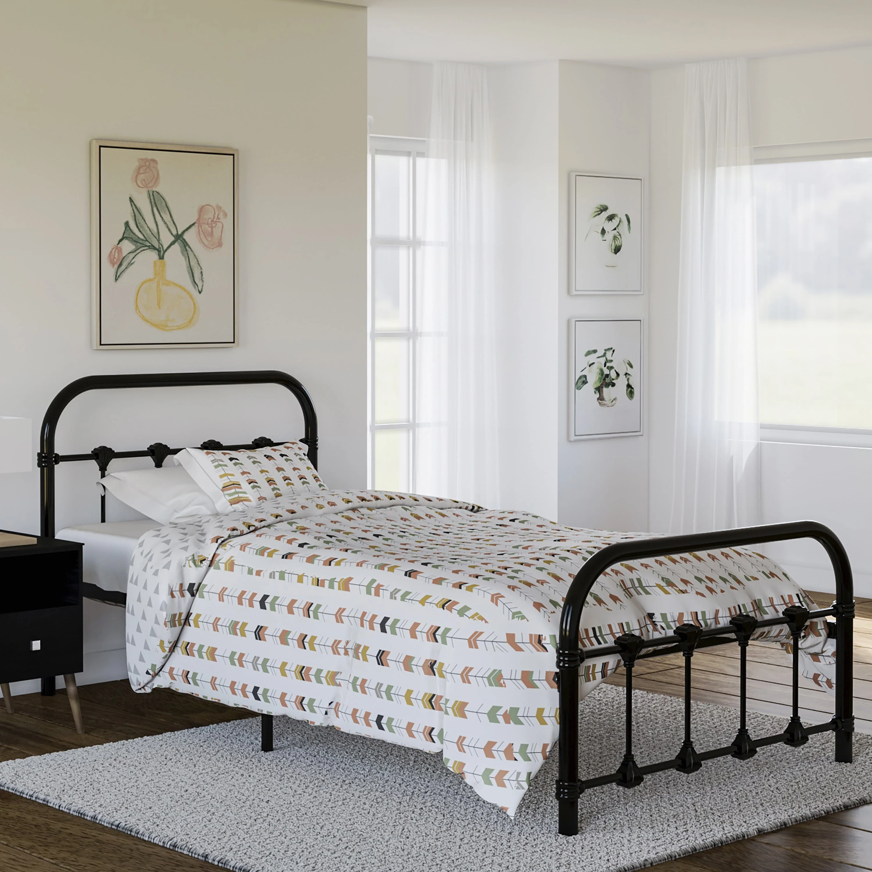 BK Furniture Melissa Twin Bed - Image 15