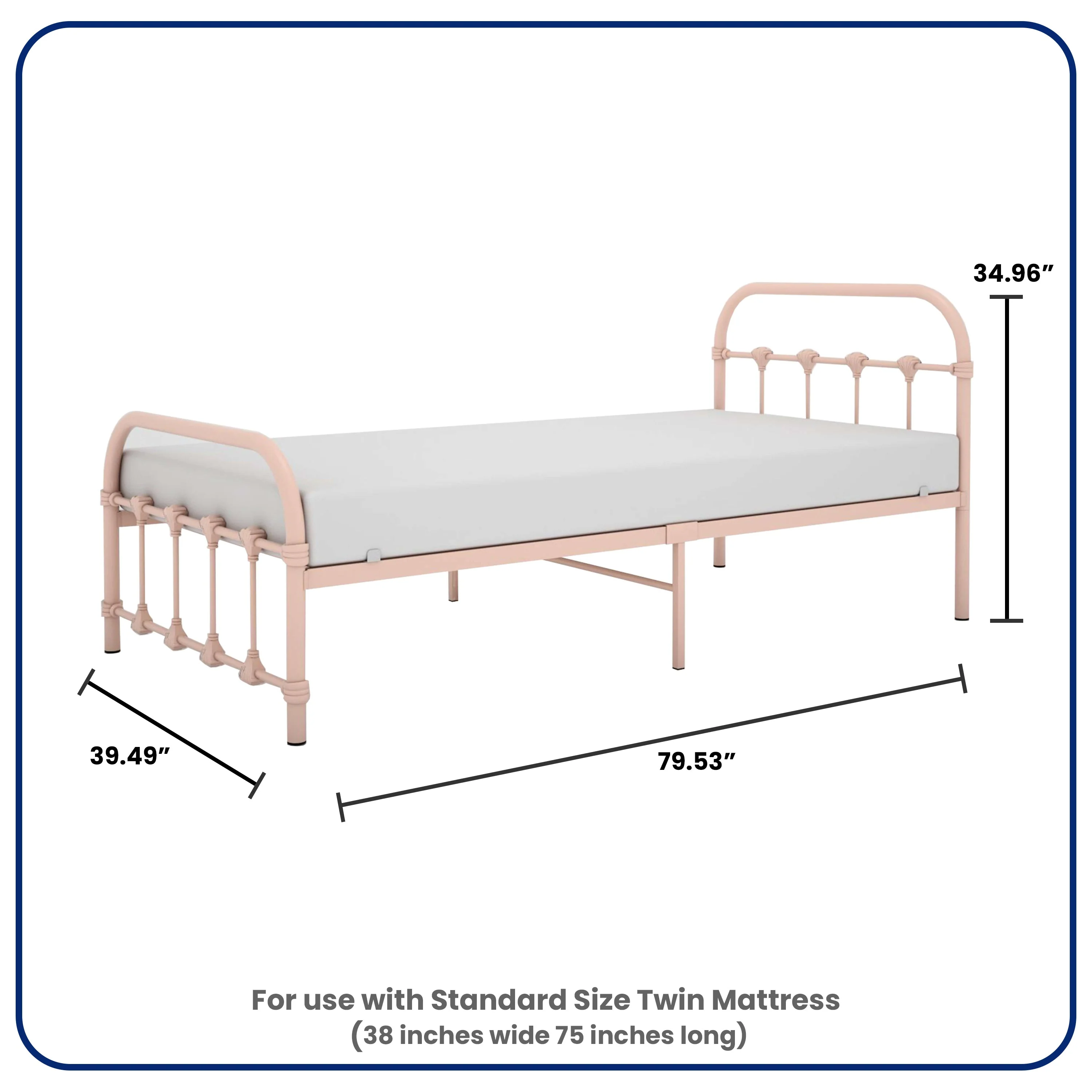 BK Furniture Melissa Twin Bed - Image 23
