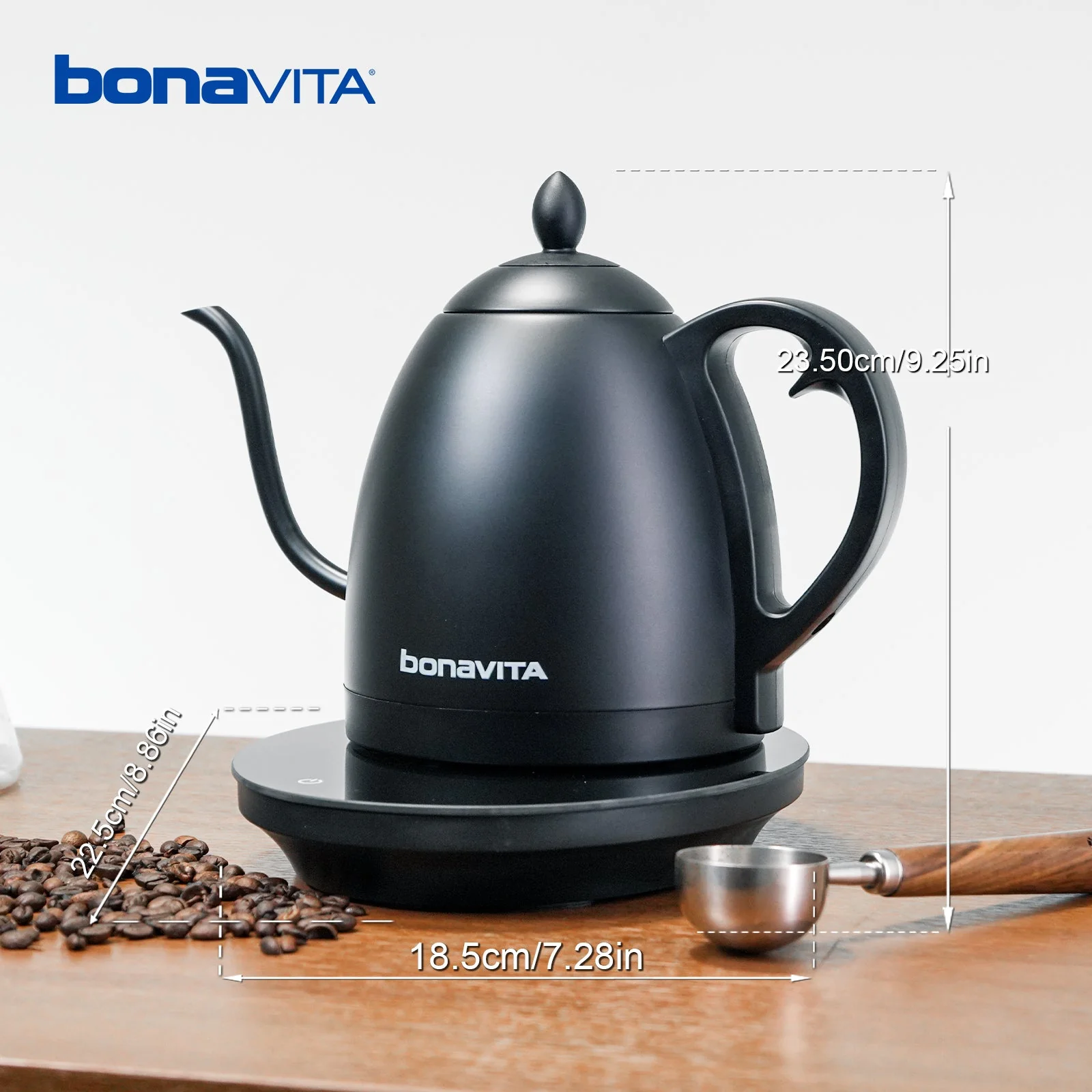 Bonavita Cosmopolitan 1.0L Gooseneck Precision Temperature Electric Kettle - Image 13
