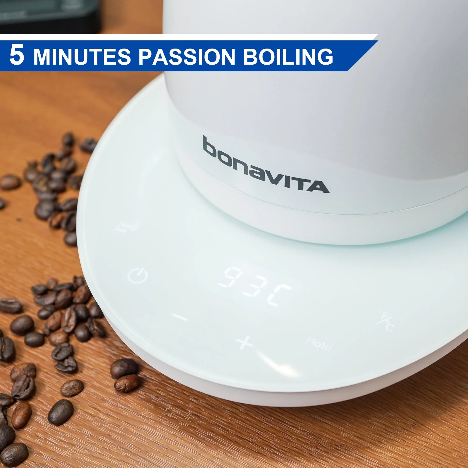 Bonavita Cosmopolitan 1.0L Gooseneck Precision Temperature Electric Kettle - Image 18