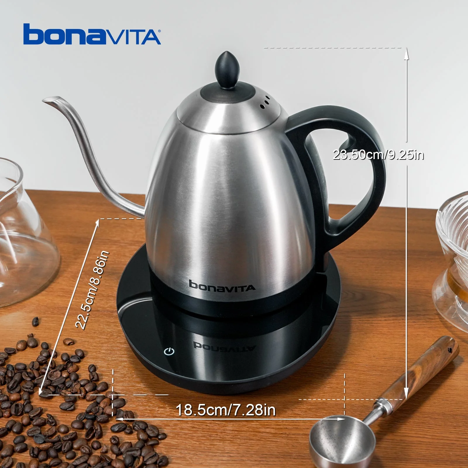 Bonavita Cosmopolitan 1.0L Gooseneck Precision Temperature Electric Kettle - Image 5