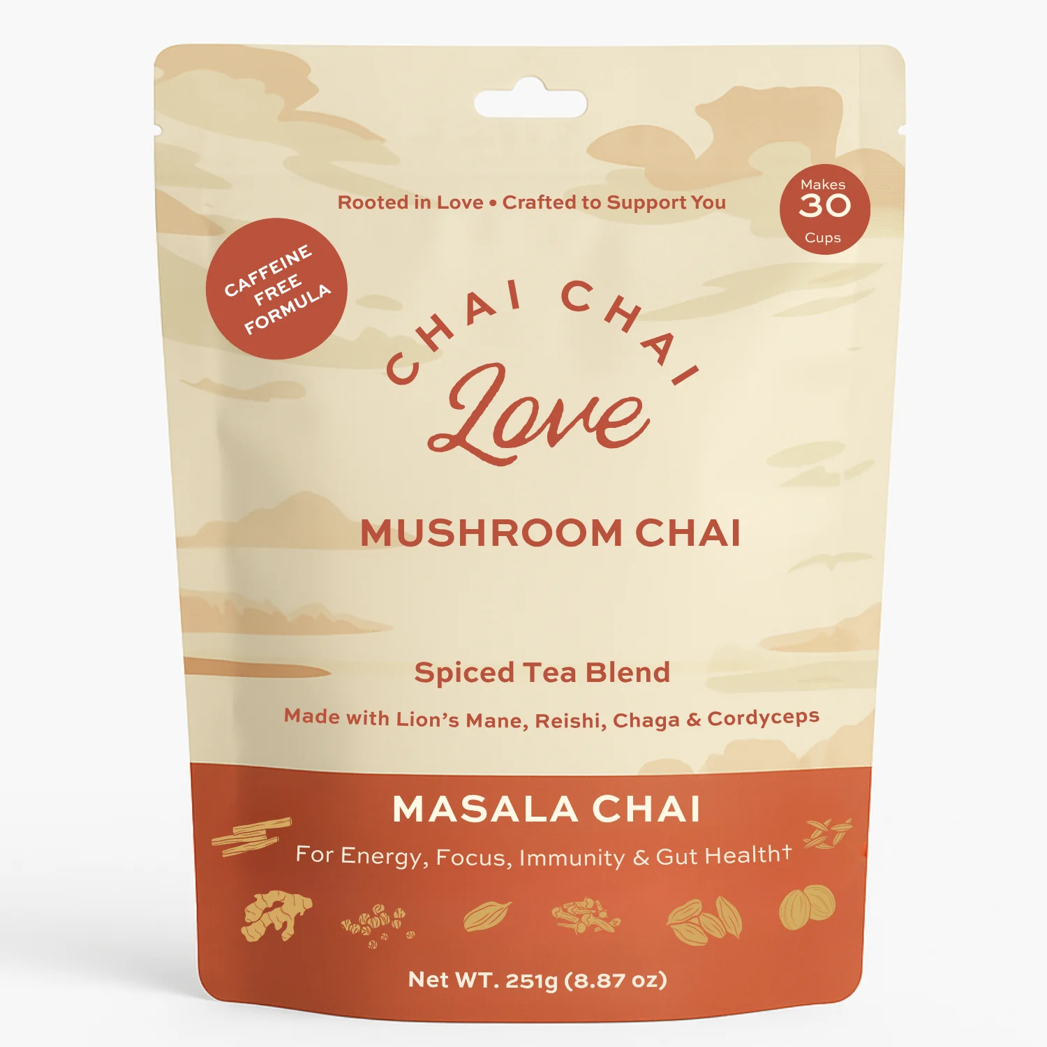 Chai Chai Love Mushroom Chai (Caffeine-Free) - Image 8