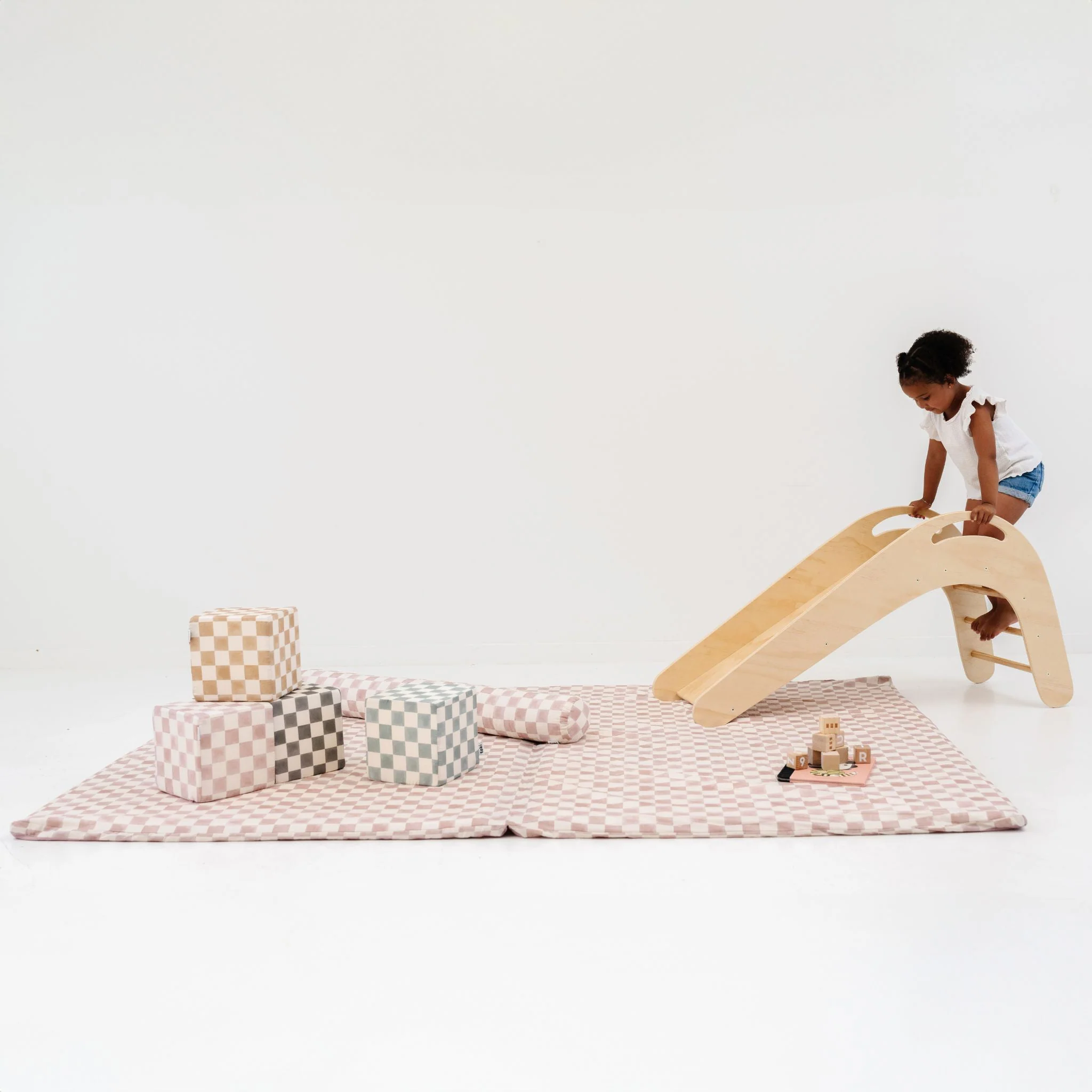 Toki Mats Checker Gumdrop Organic Cotton Mat - Image 3