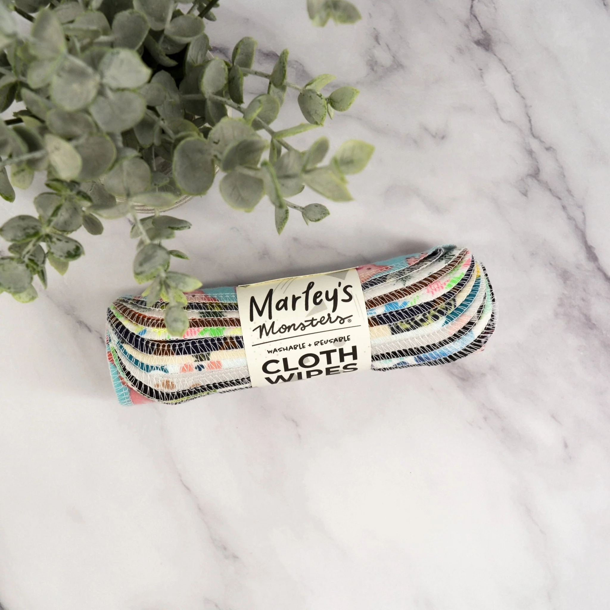 Marley's Monsters Cloth Wipes: Prints - Image 4