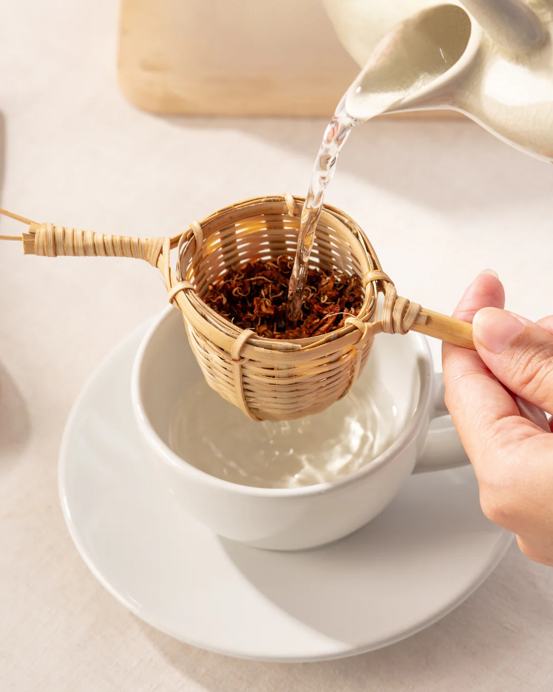 Mala Tara Coffee Flower Tea Pouch - Image 3