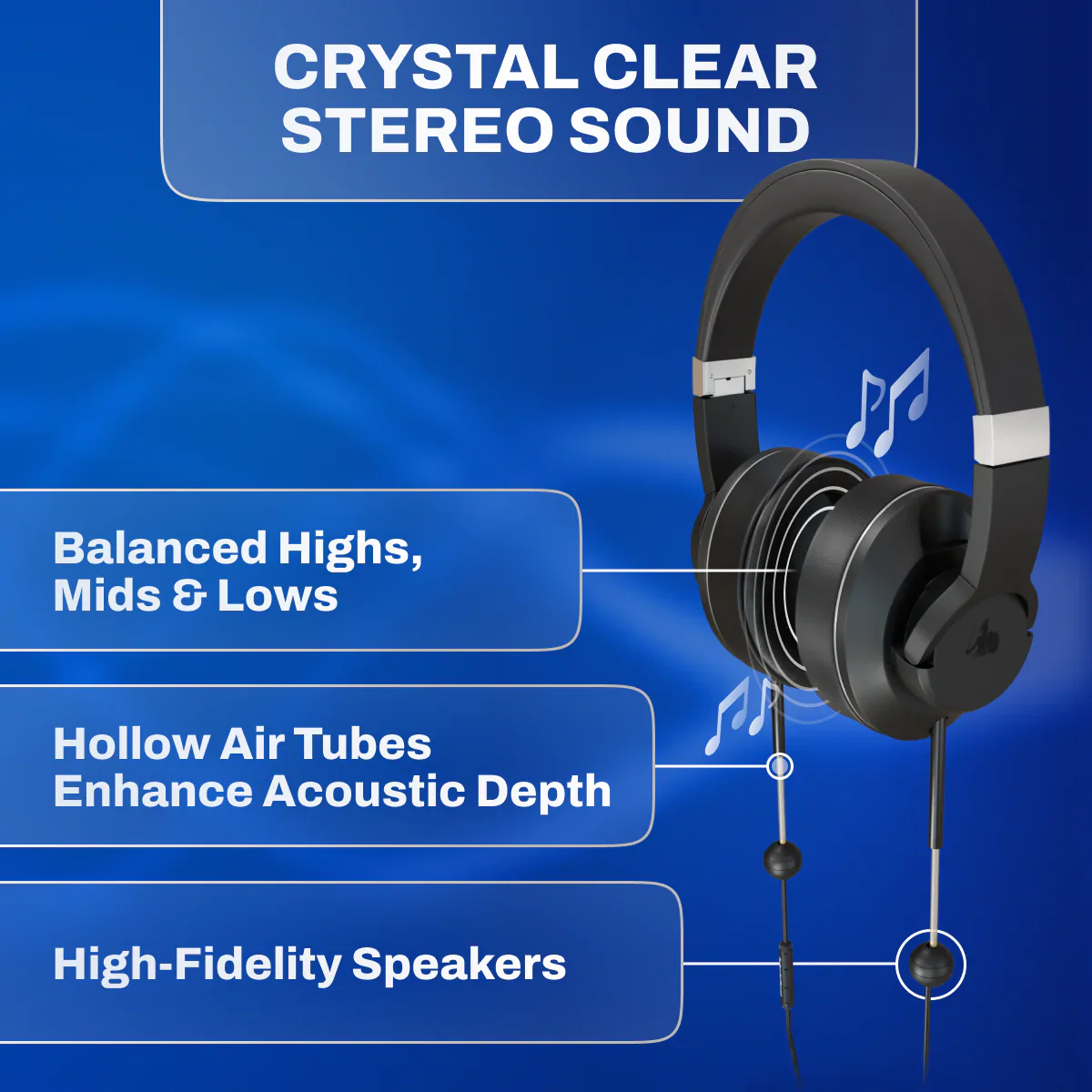 DefenderShield EMF Radiation-Free Air Tube Over-Ear Headphones - Image 4