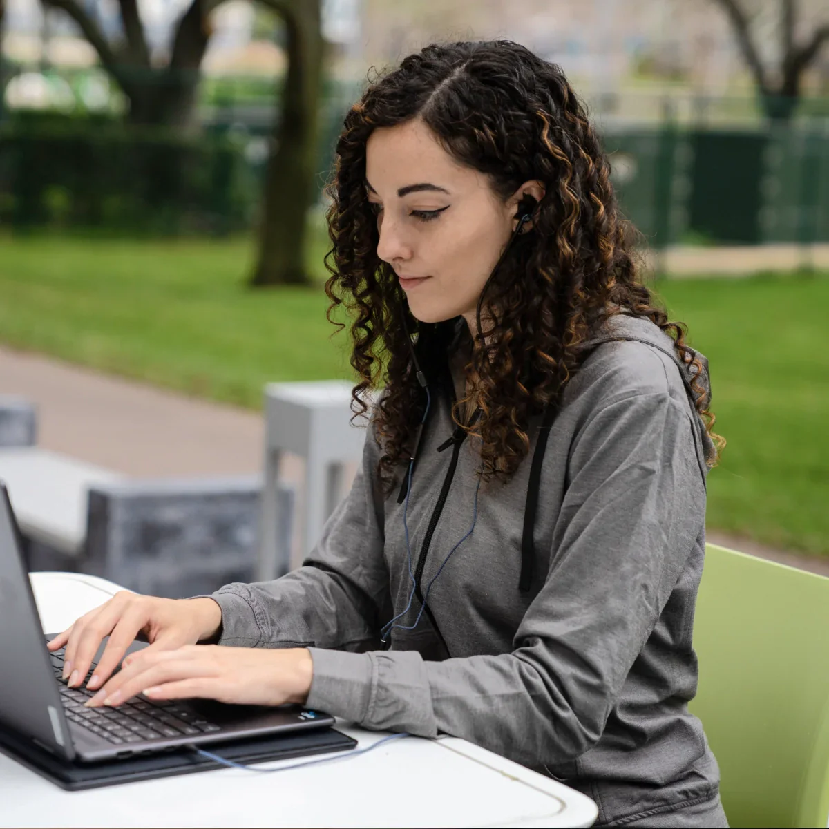 DefenderShield EMF Radiation Protection Hooded Jacket - Image 10