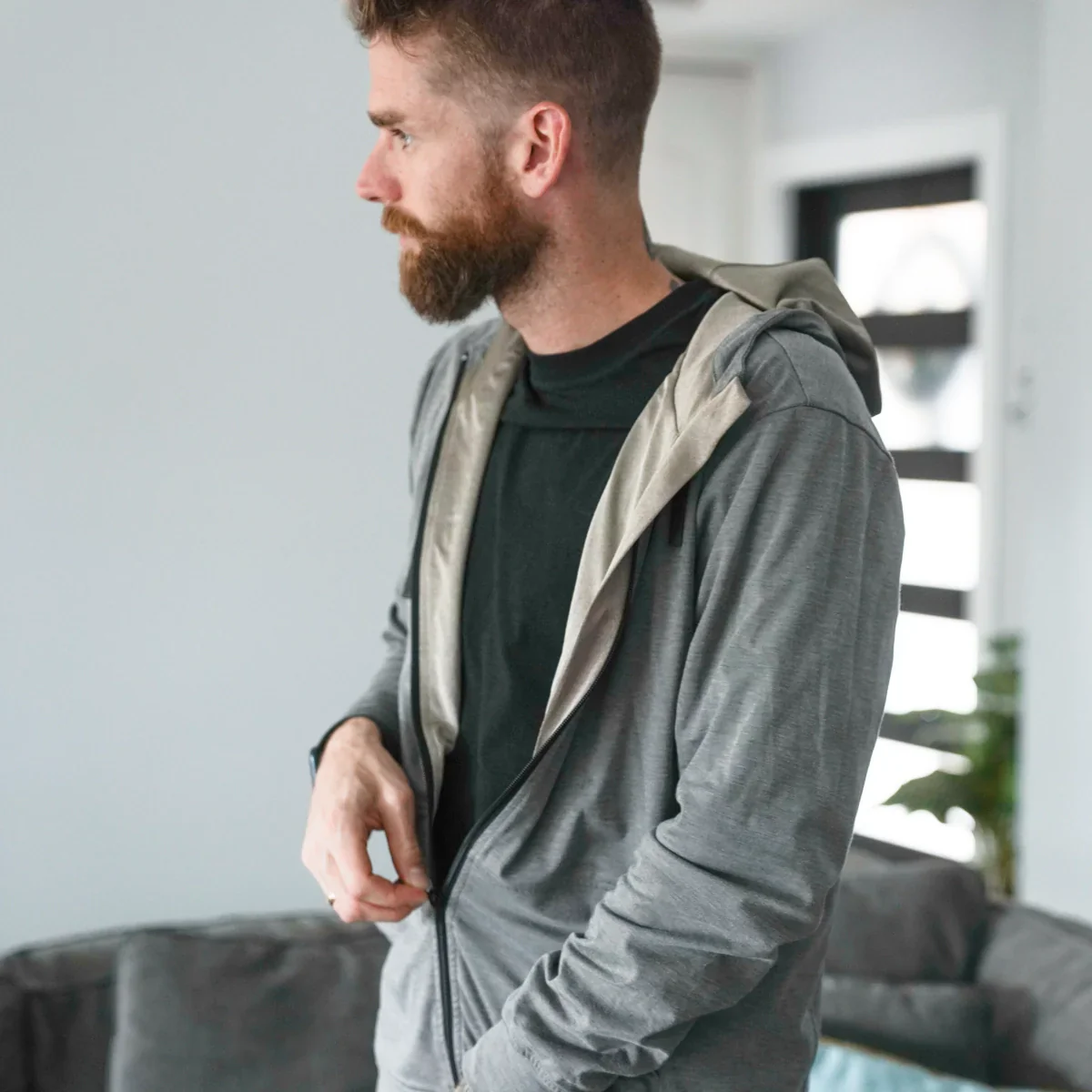 DefenderShield EMF Radiation Protection Hooded Jacket - Image 9