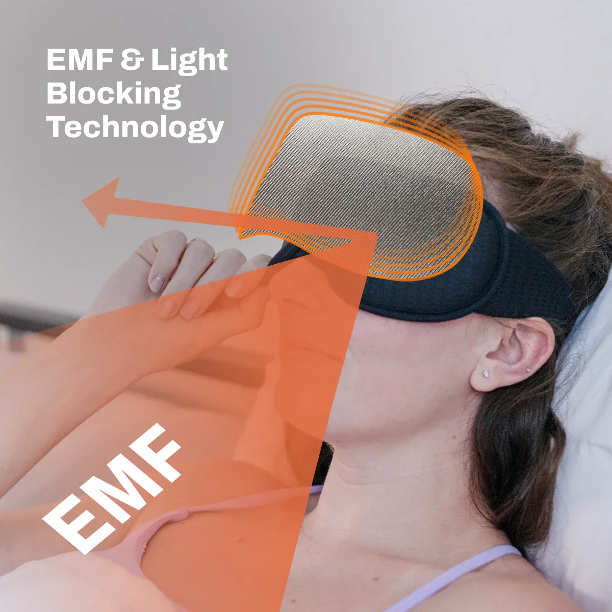DefenderShield EMF Radiation Protection Sleep Mask - Image 4