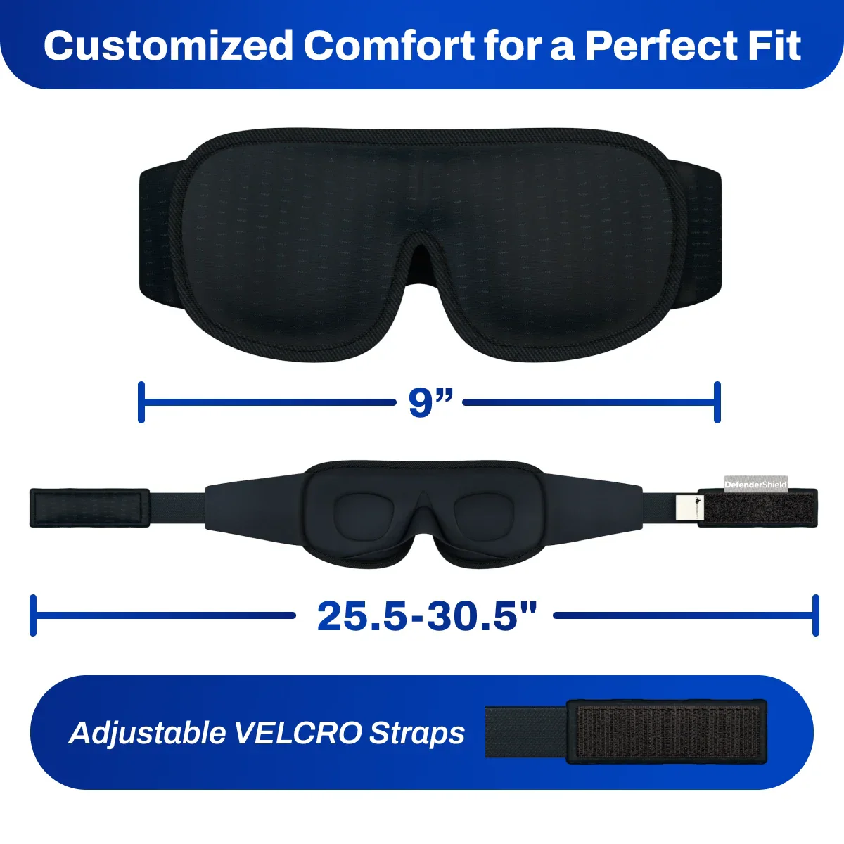 DefenderShield EMF Radiation Protection Sleep Mask - Image 6