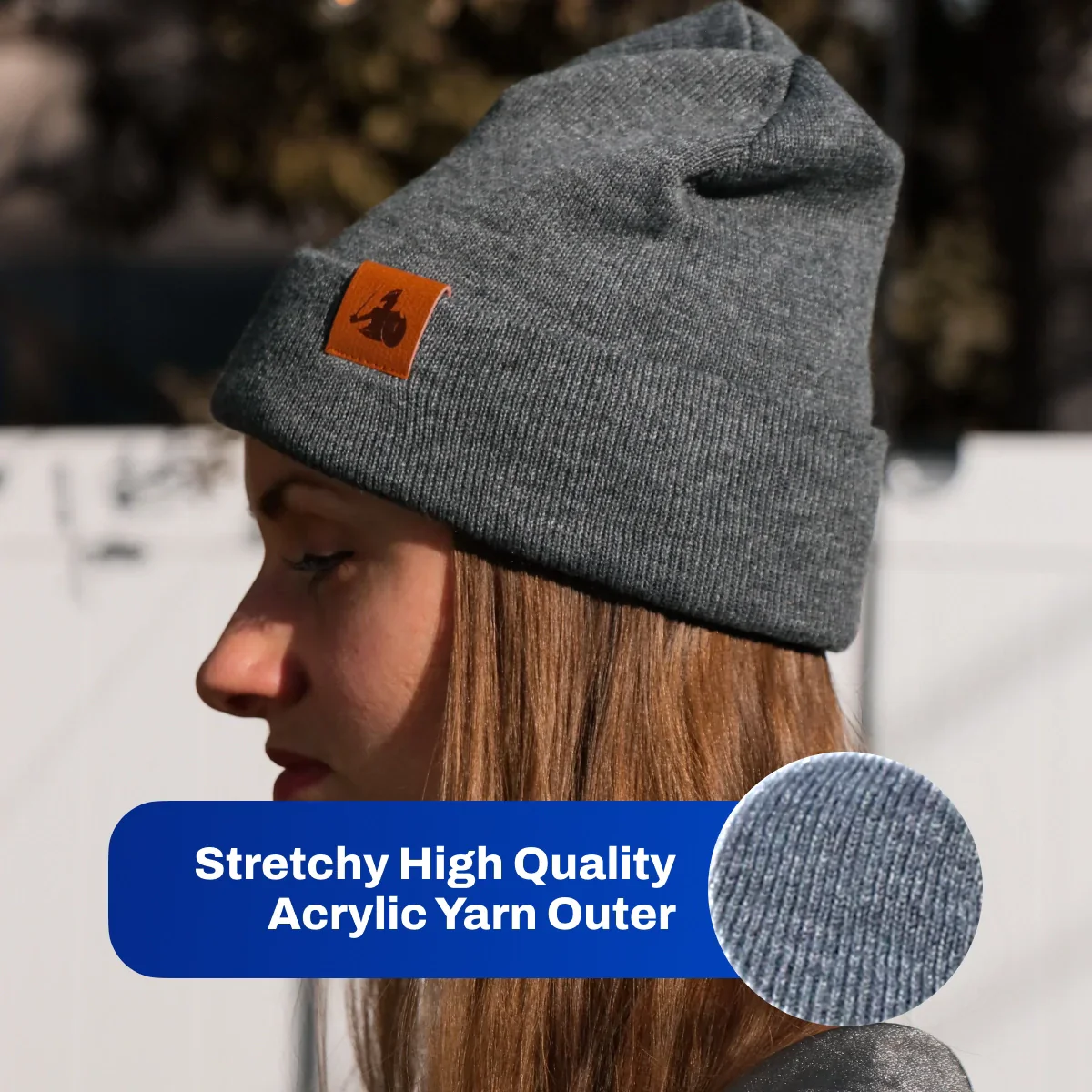 DefenderShield EMF Radiation Protection Winter Beanie - Image 6