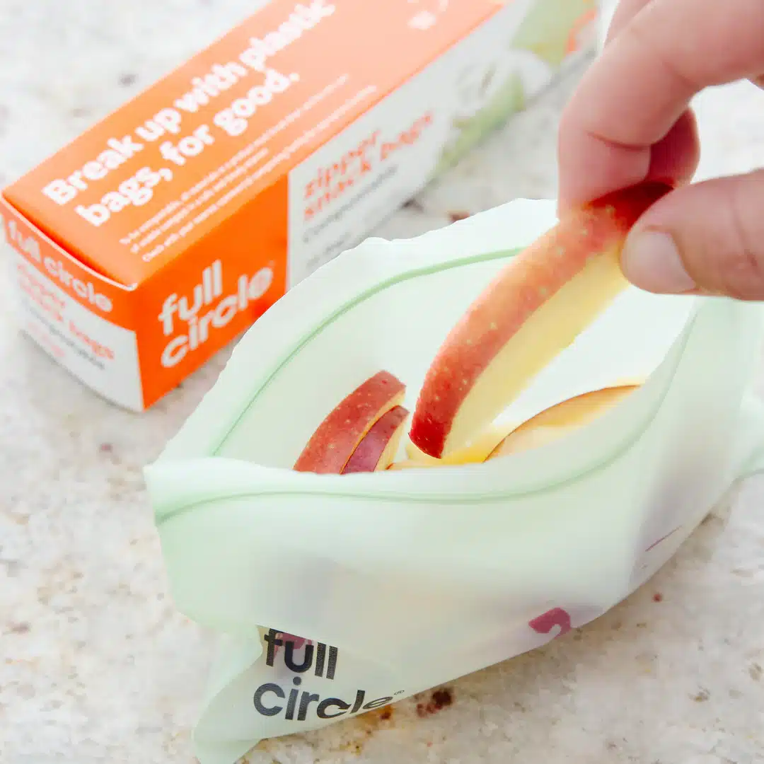 Full Circle Compostable Snack Bags with Zipper - New Sturdier Version! (3 Pack) - Image 4