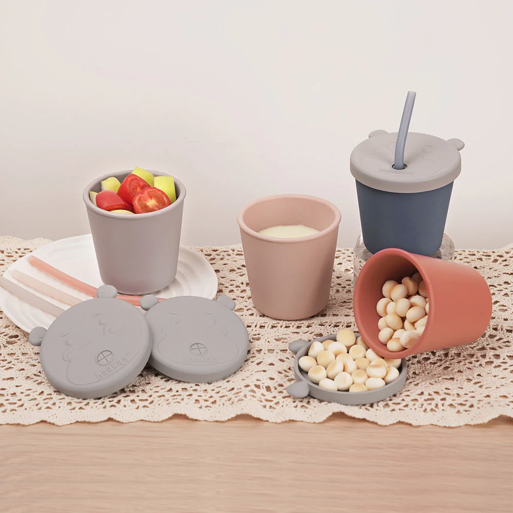 Haakaa Jolly Hippo Silicone Sippy Cup 1 pk - Image 10