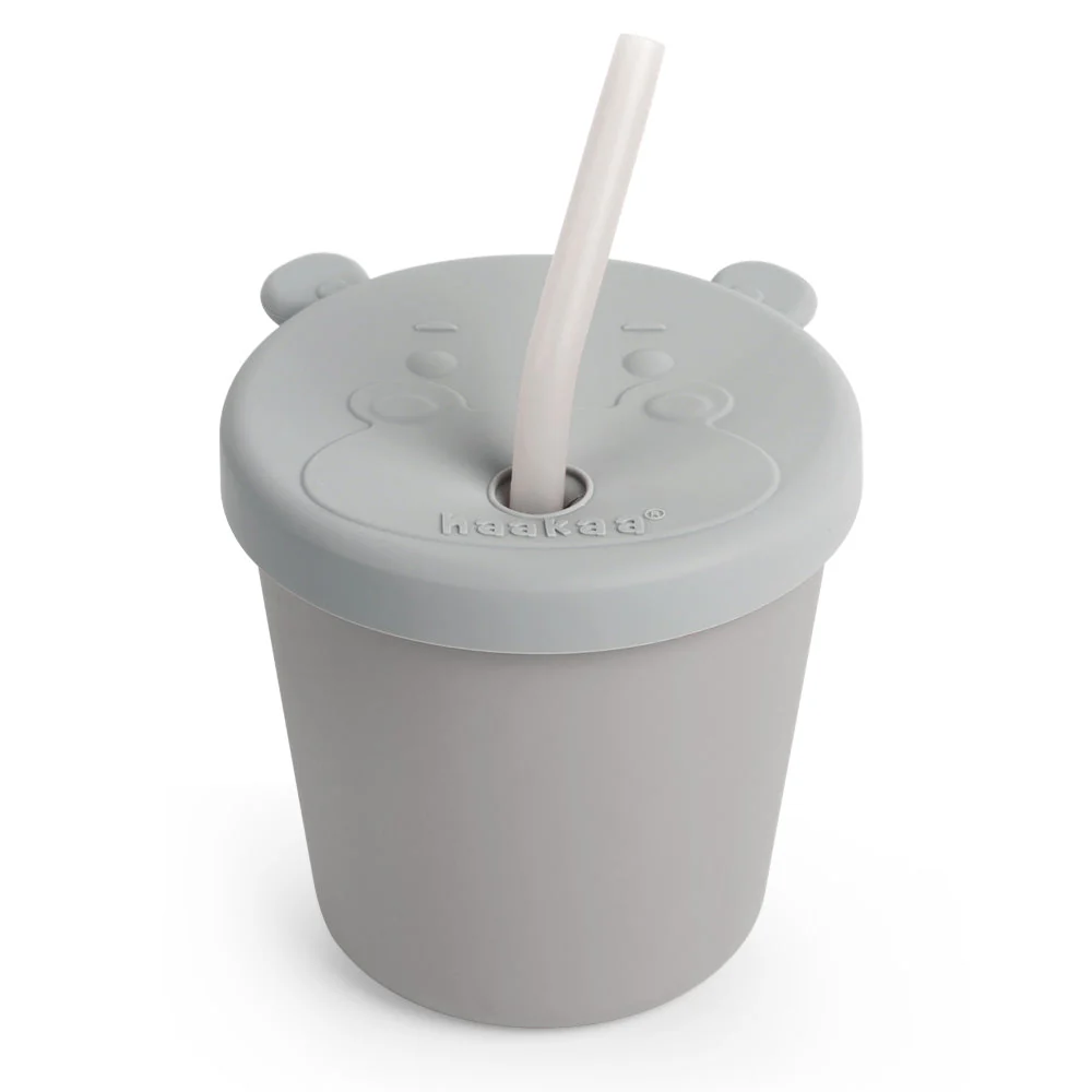 Haakaa Jolly Hippo Silicone Sippy Cup 1 pk - Image 14