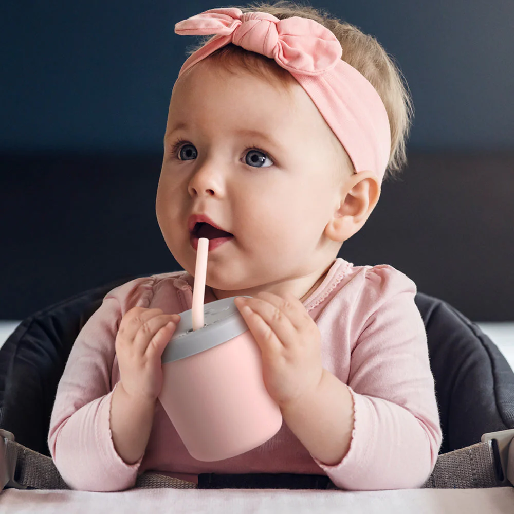 Haakaa Jolly Hippo Silicone Sippy Cup 1 pk - Image 5