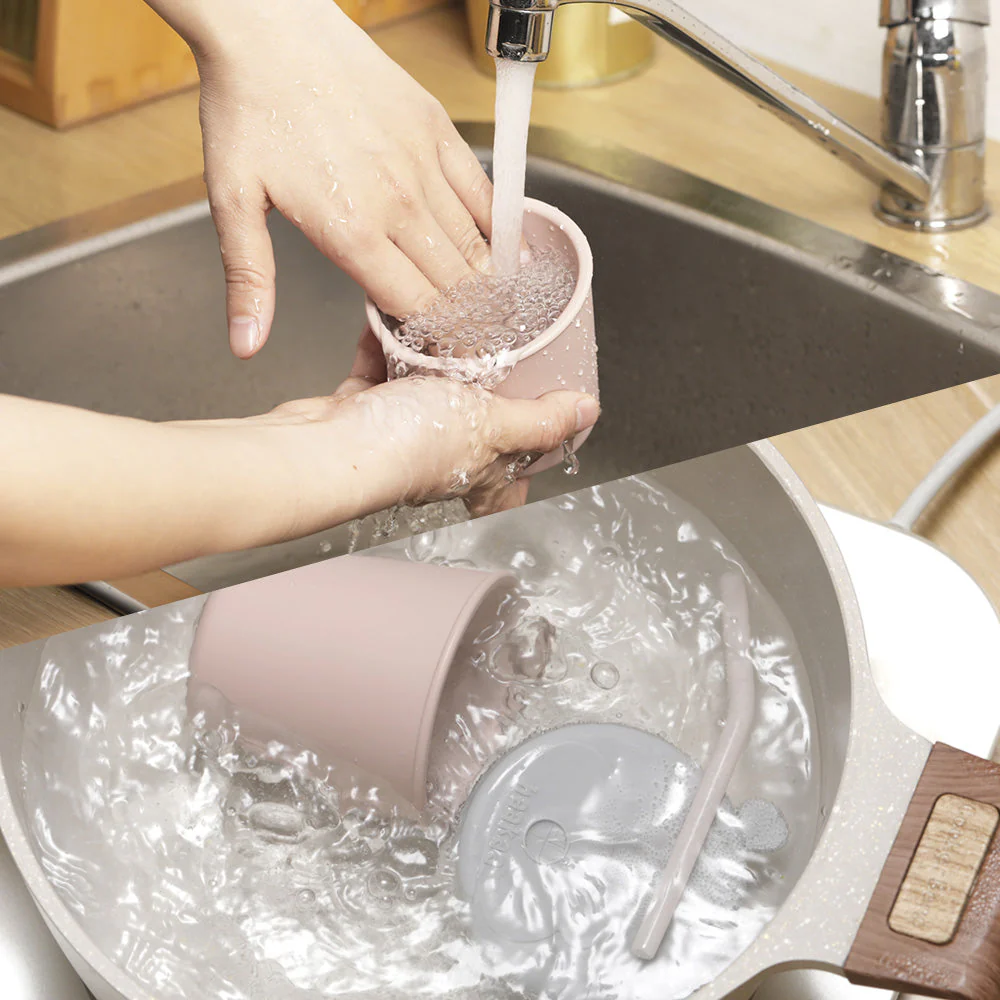 Haakaa Jolly Hippo Silicone Sippy Cup 1 pk - Image 9