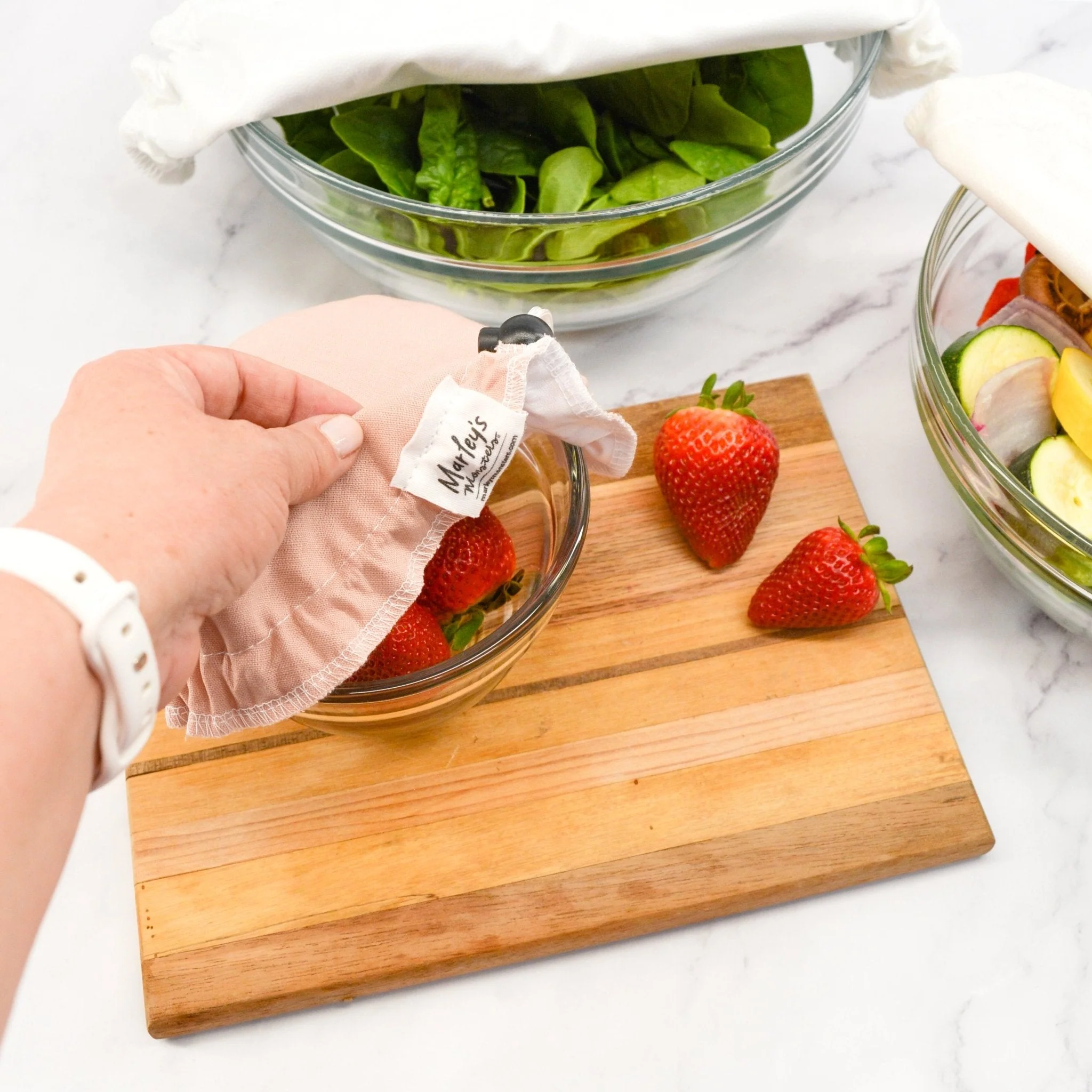 Marley's Monsters Linen Bowl Cover Bundle: Mixed Colors - Image 4