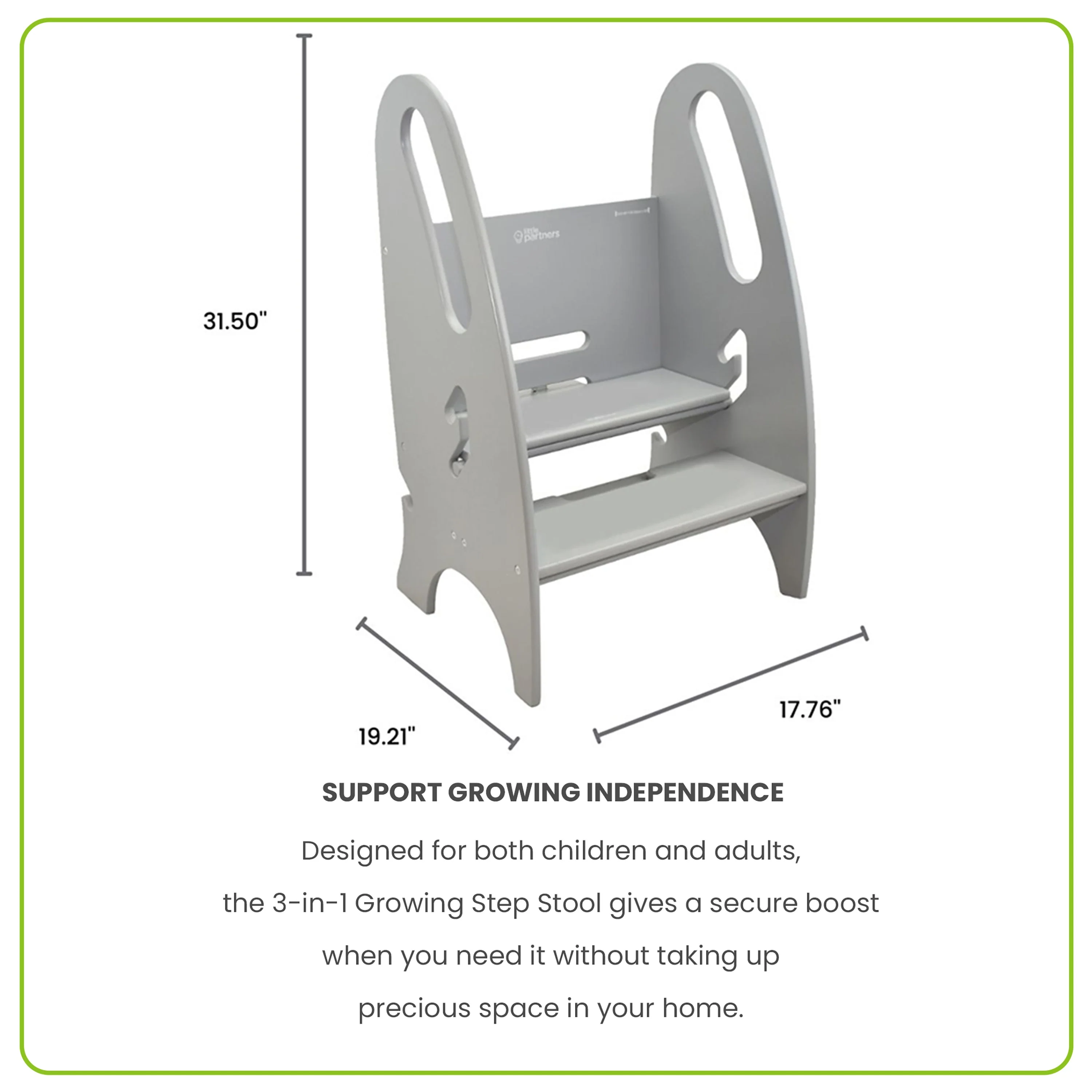 Little Partners 3-in-1 Growing Step Stool - Image 26