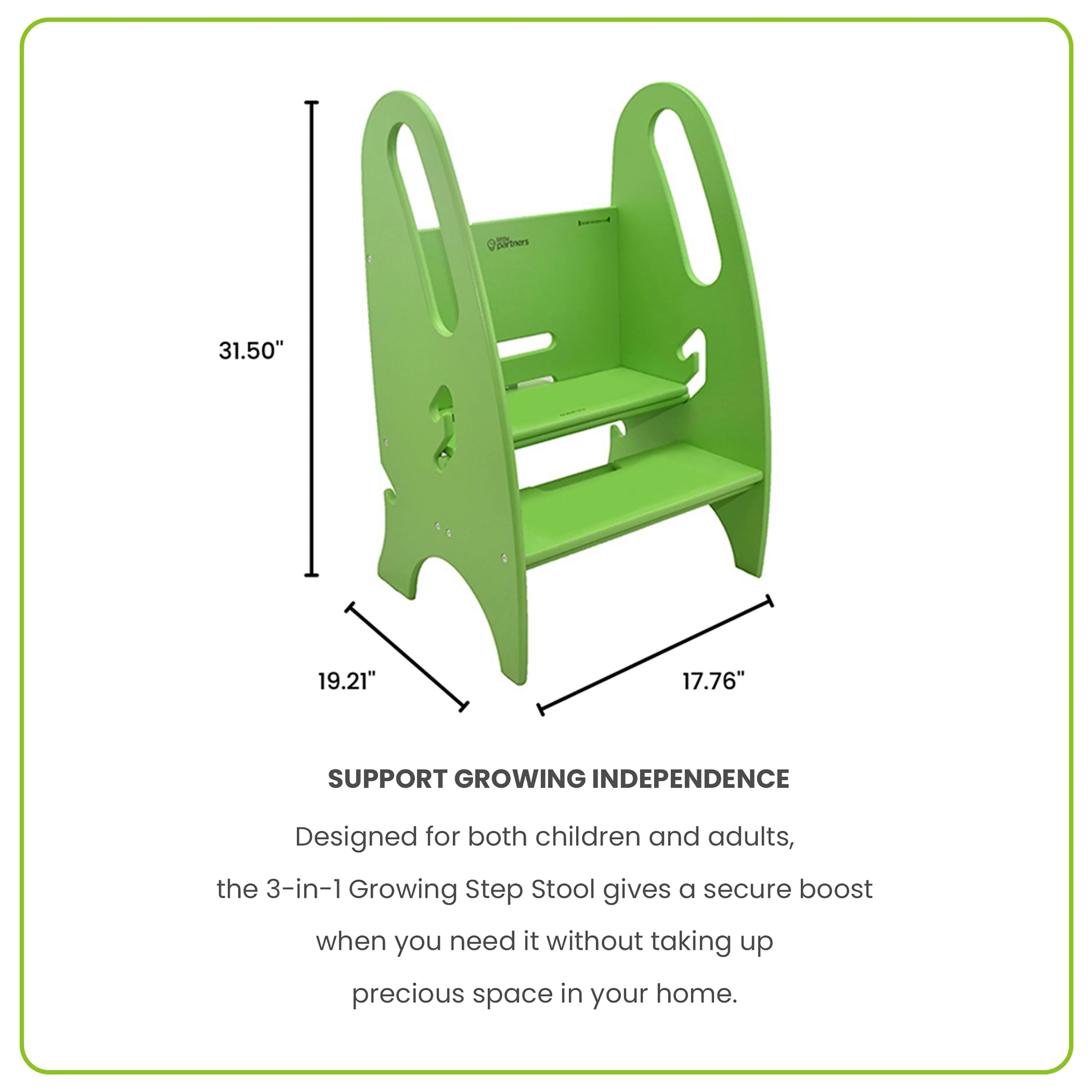 Little Partners 3-in-1 Growing Step Stool - Image 37