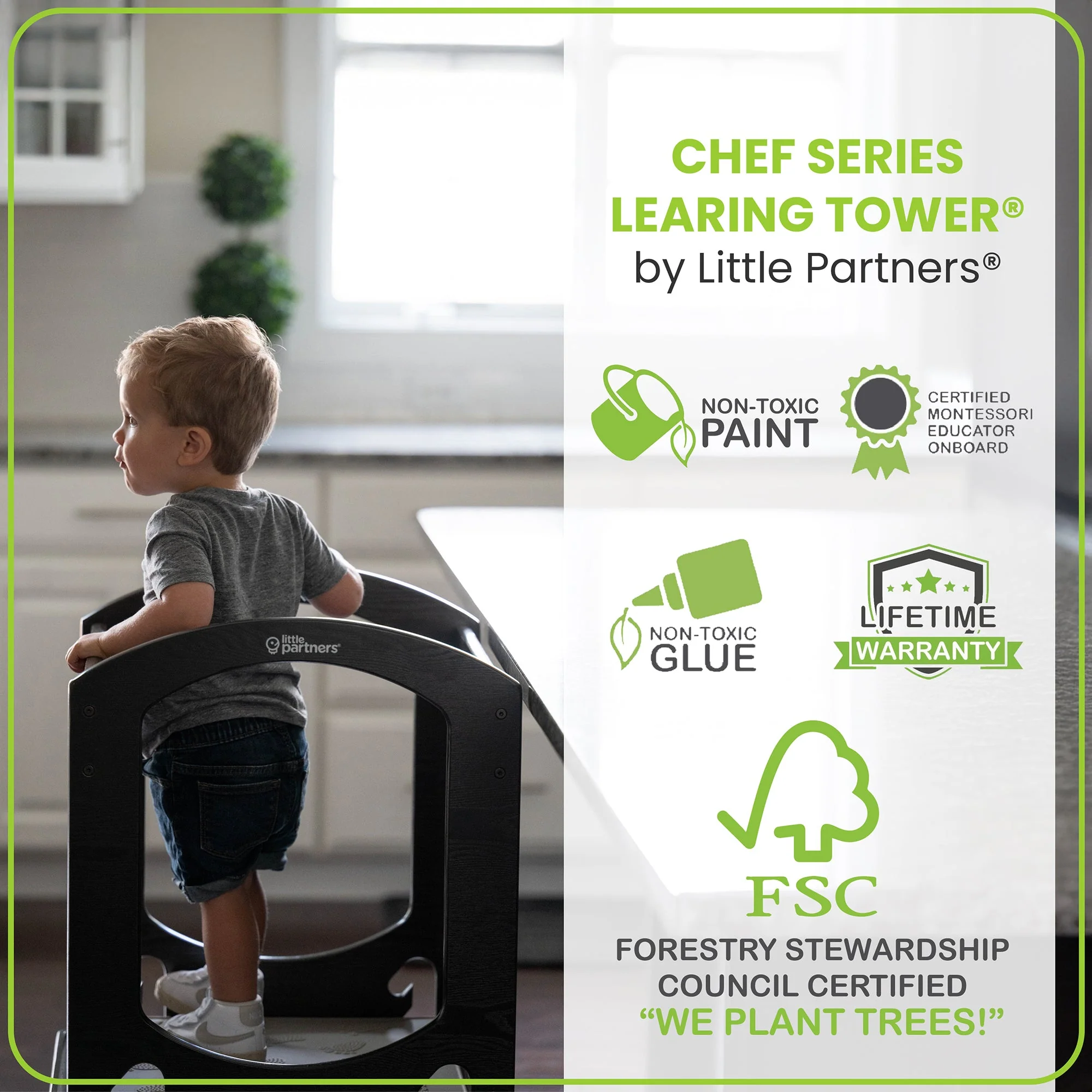 Little Partners Chef Series Learning Tower® Toddler Tower - Image 8