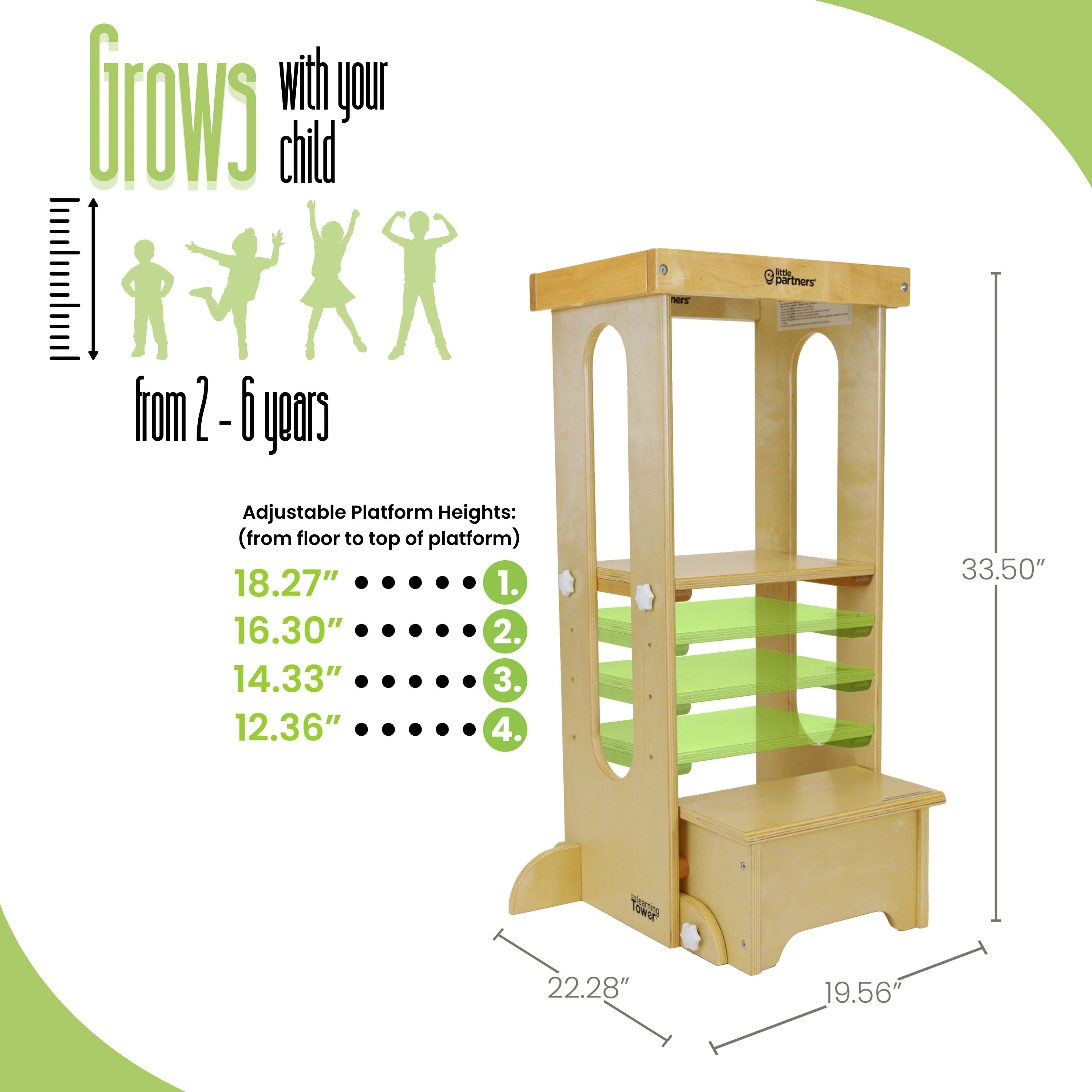Little Partners Explore 'N Store Learning Tower® Toddler Tower - Image 4