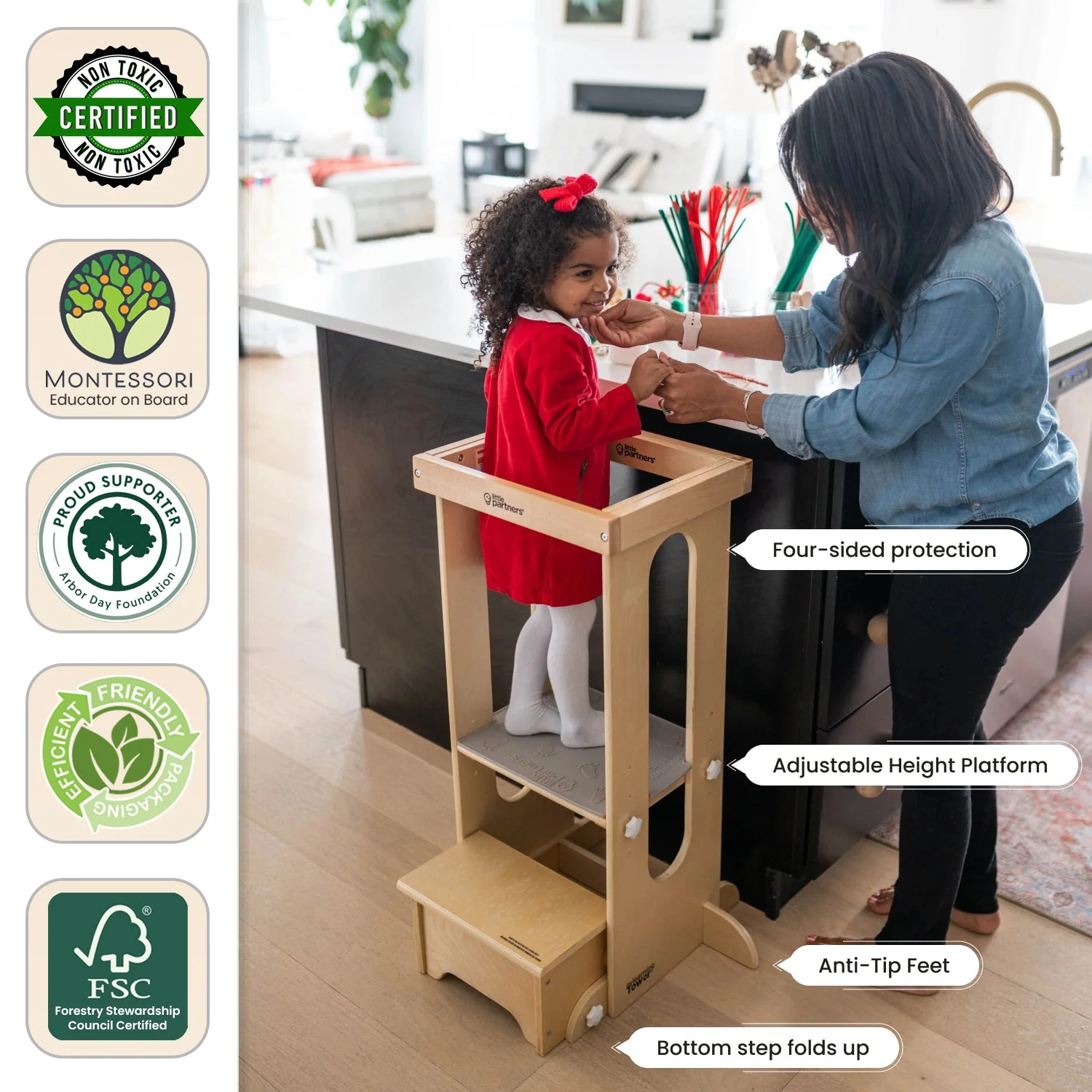 Little Partners Explore 'N Store Learning Tower® Toddler Tower - Image 5