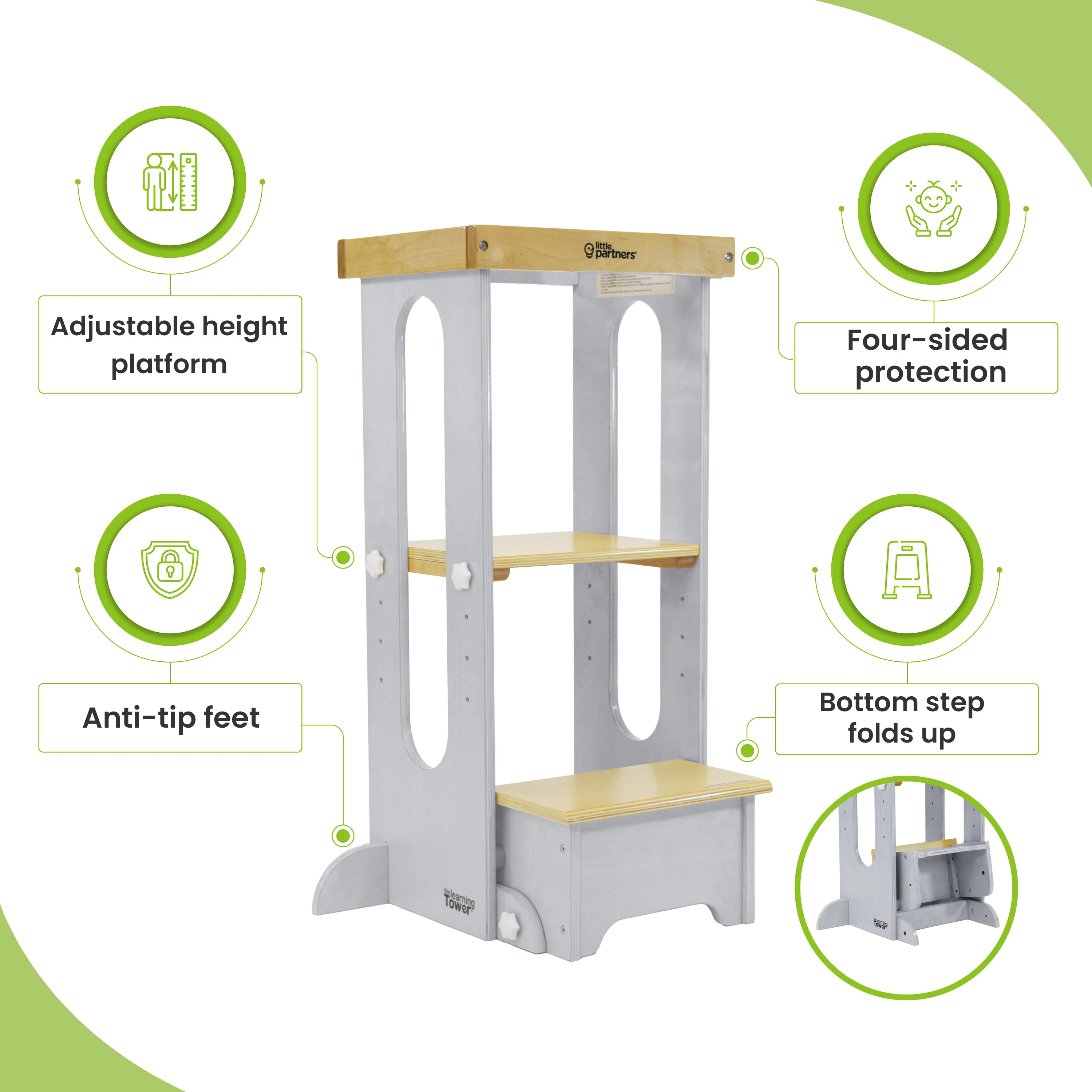 Little Partners Explore 'N Store Learning Tower® Toddler Tower - Image 60