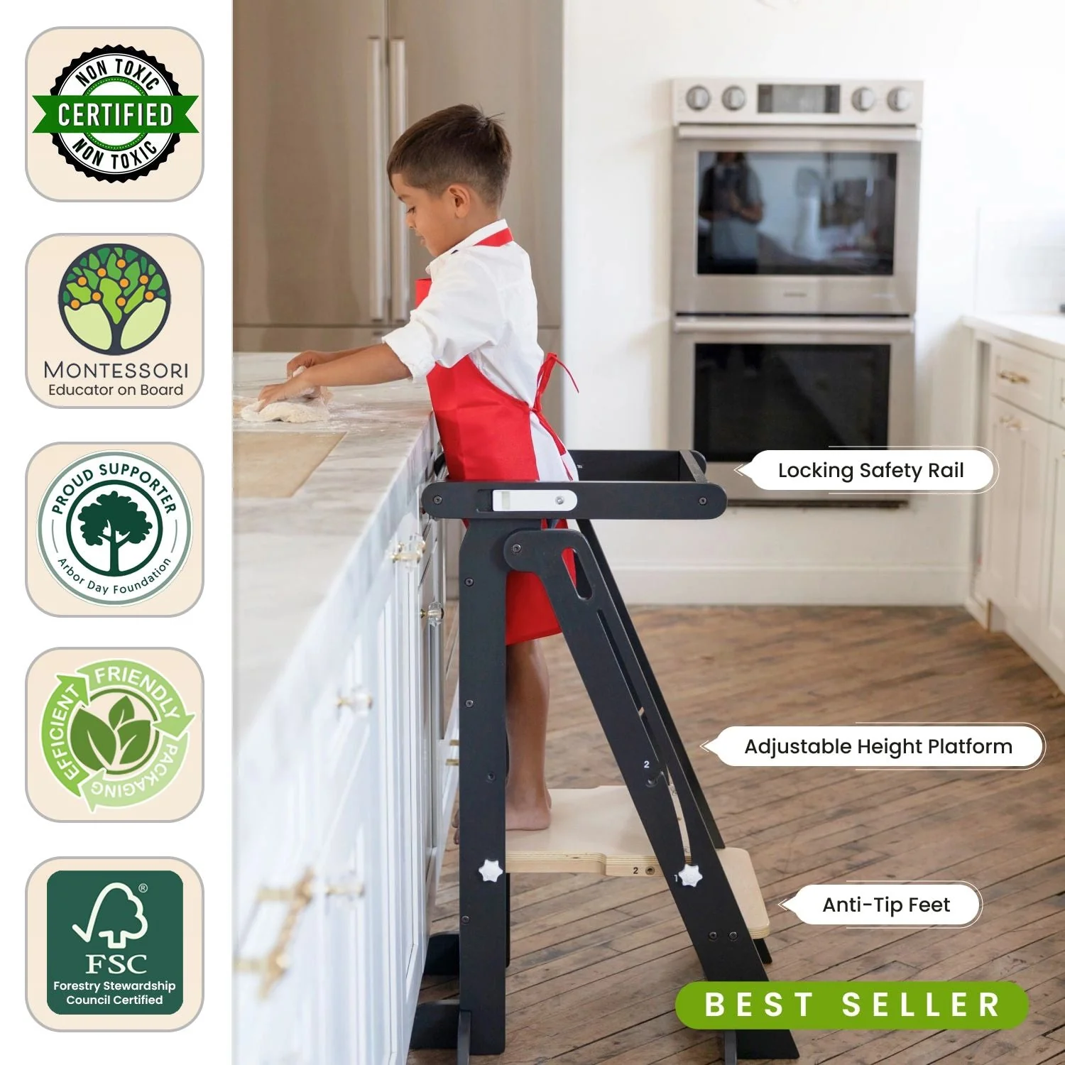 Little Partners Learn 'N Fold Learning Tower® Toddler Tower - Image 24