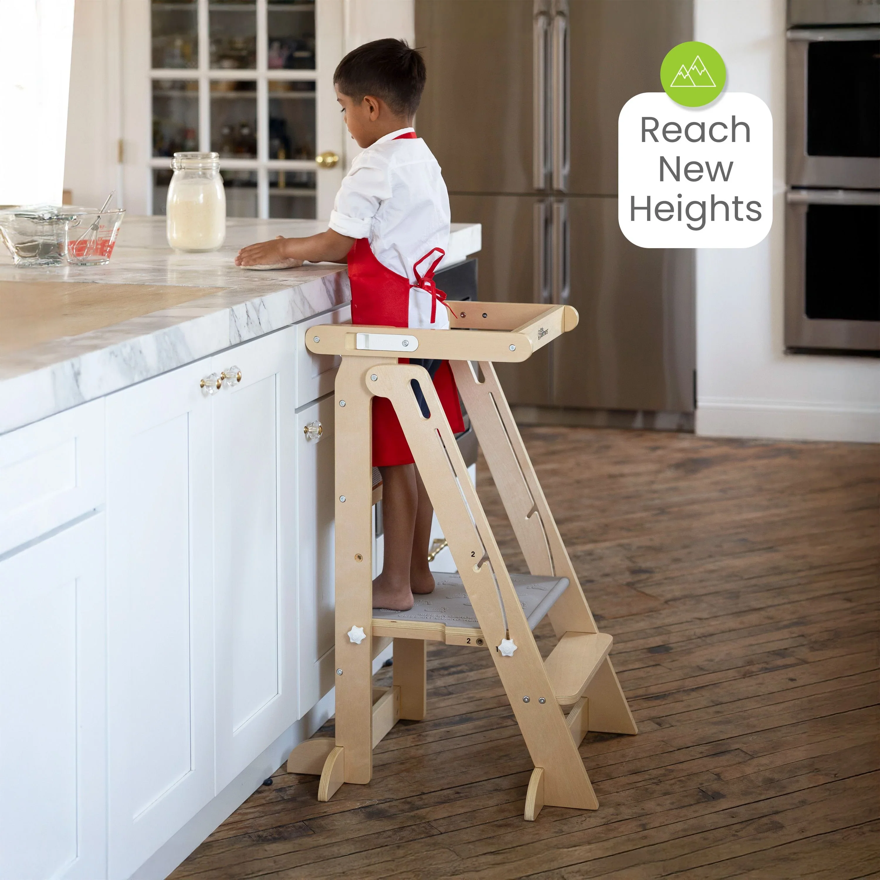 Little Partners Learn 'N Fold Learning Tower® Toddler Tower - Image 6