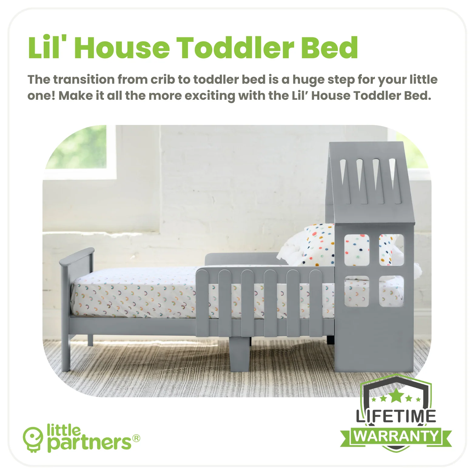 Little Partners Lil' House Toddler Bed - Image 5