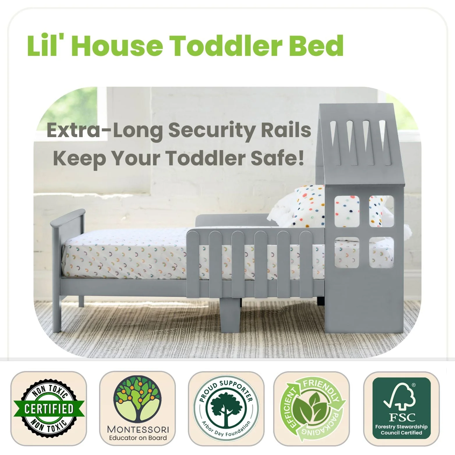 Little Partners Lil' House Toddler Bed - Image 6
