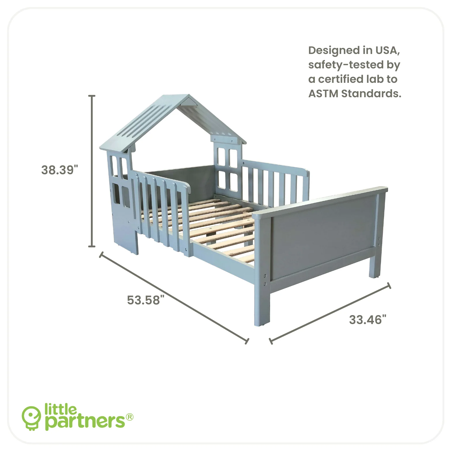 Little Partners Lil' House Toddler Bed - Image 7