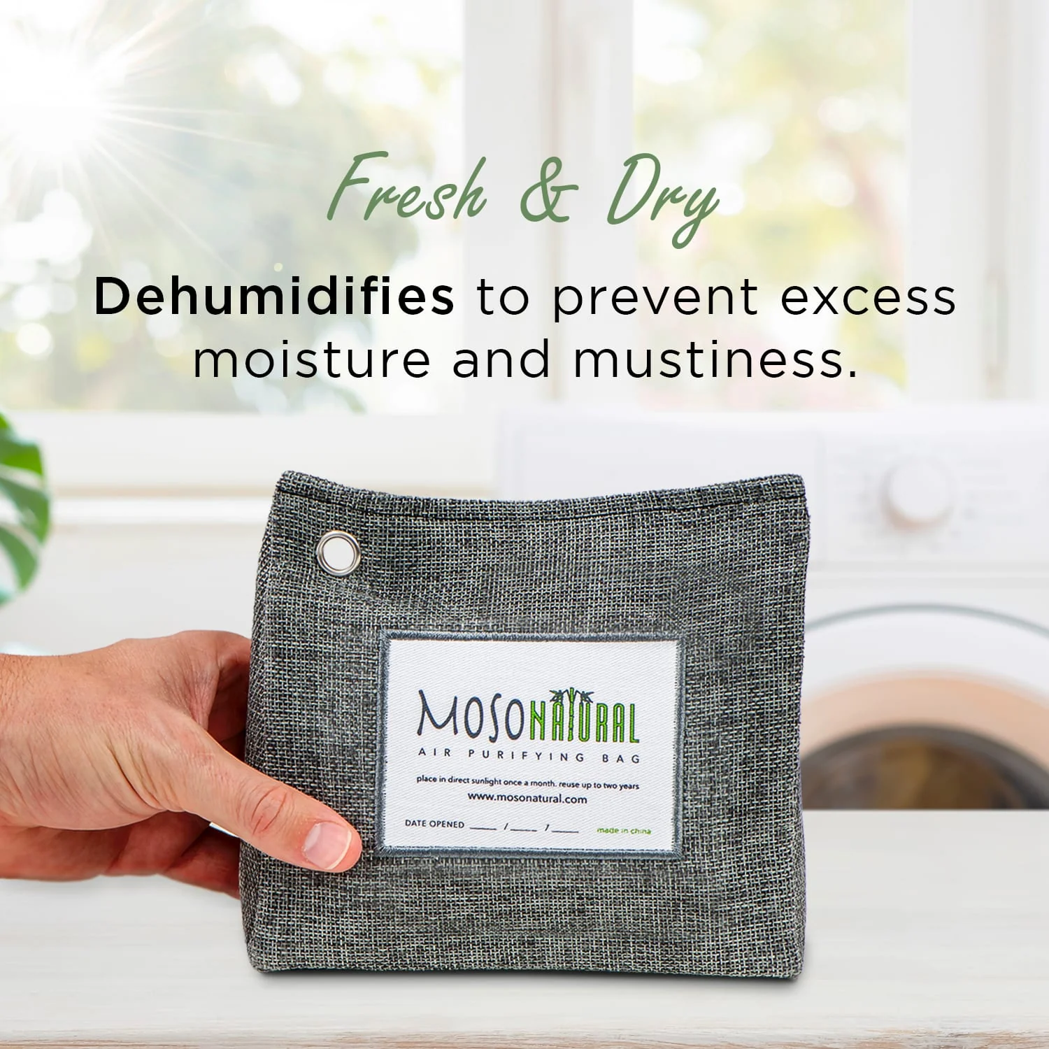 Moso Natural Non-Toxic Air Purifier Bag - 300 gram - Image 3