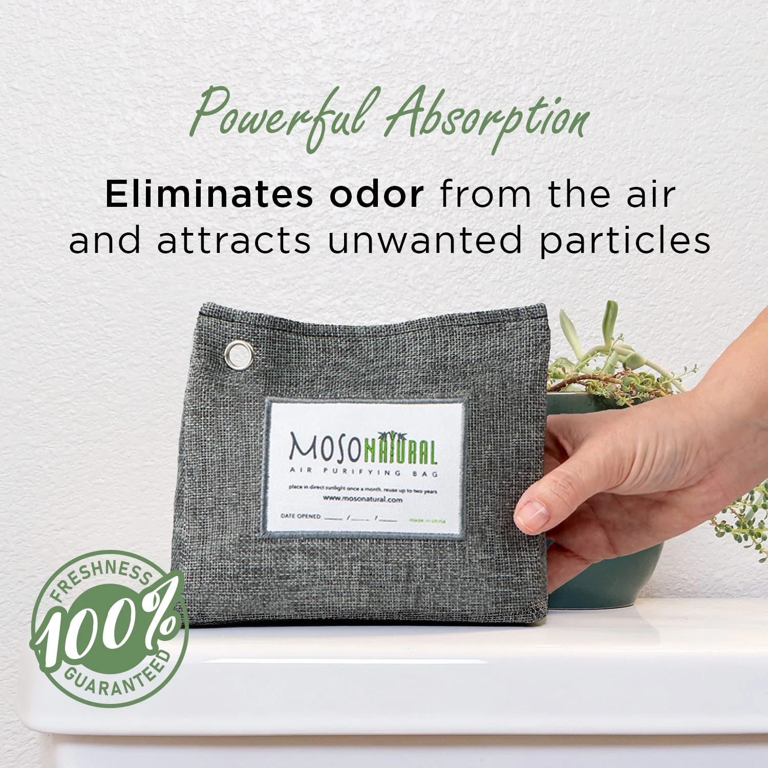 Moso Natural Non-Toxic Air Purifier Bag - 300 gram - Image 5