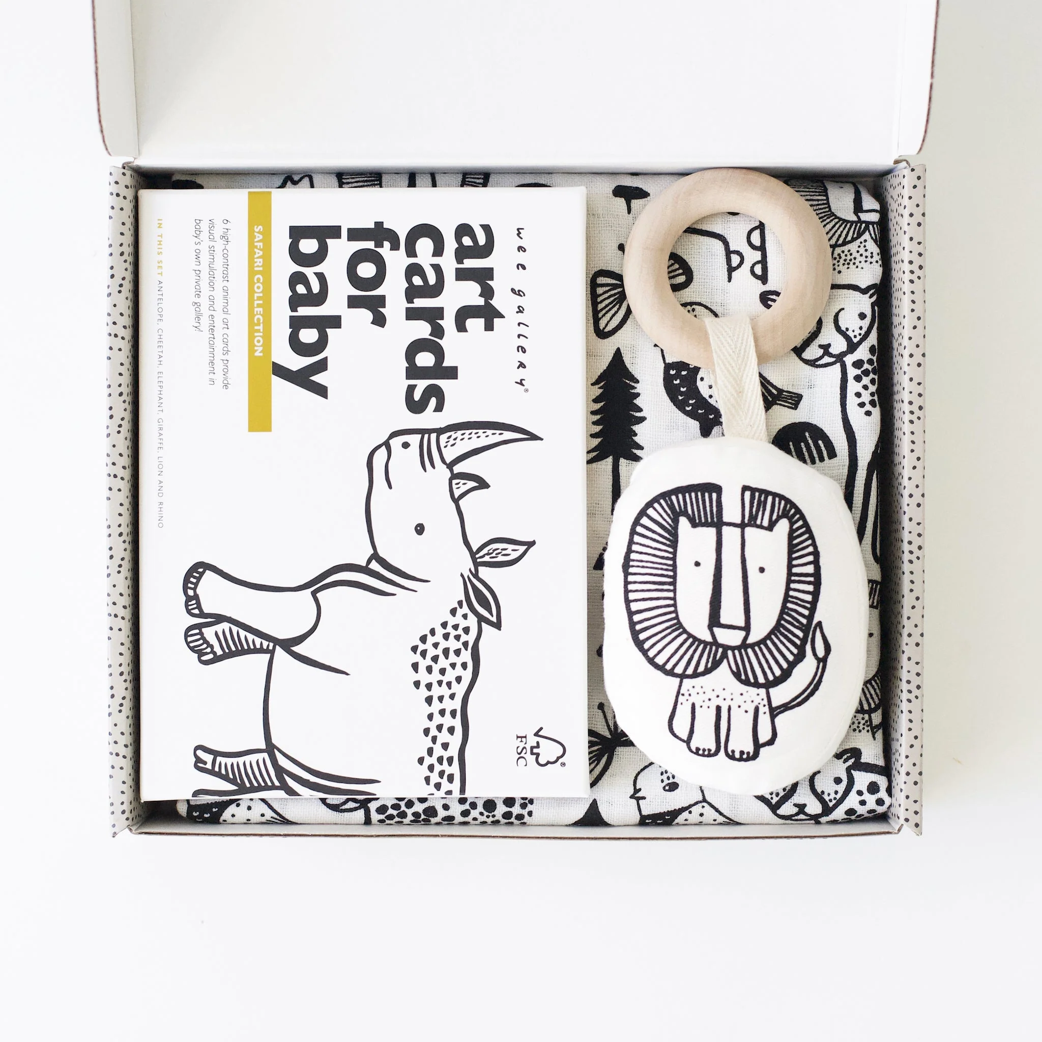 Wee Gallery Newborn Baby Gift Set - Safari - Image 10