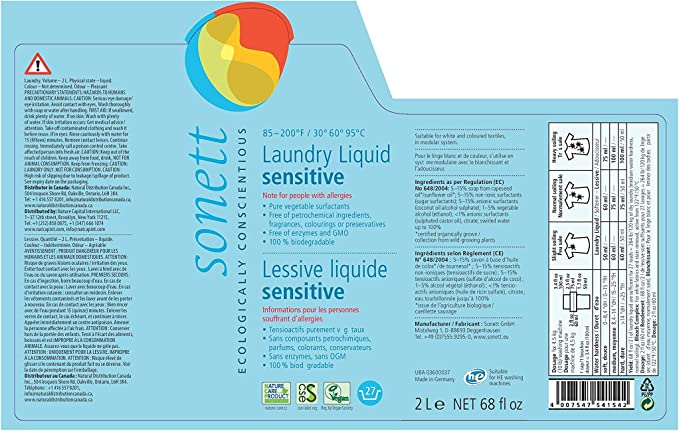 Sonett Natural Laundry Liquid - Image 4