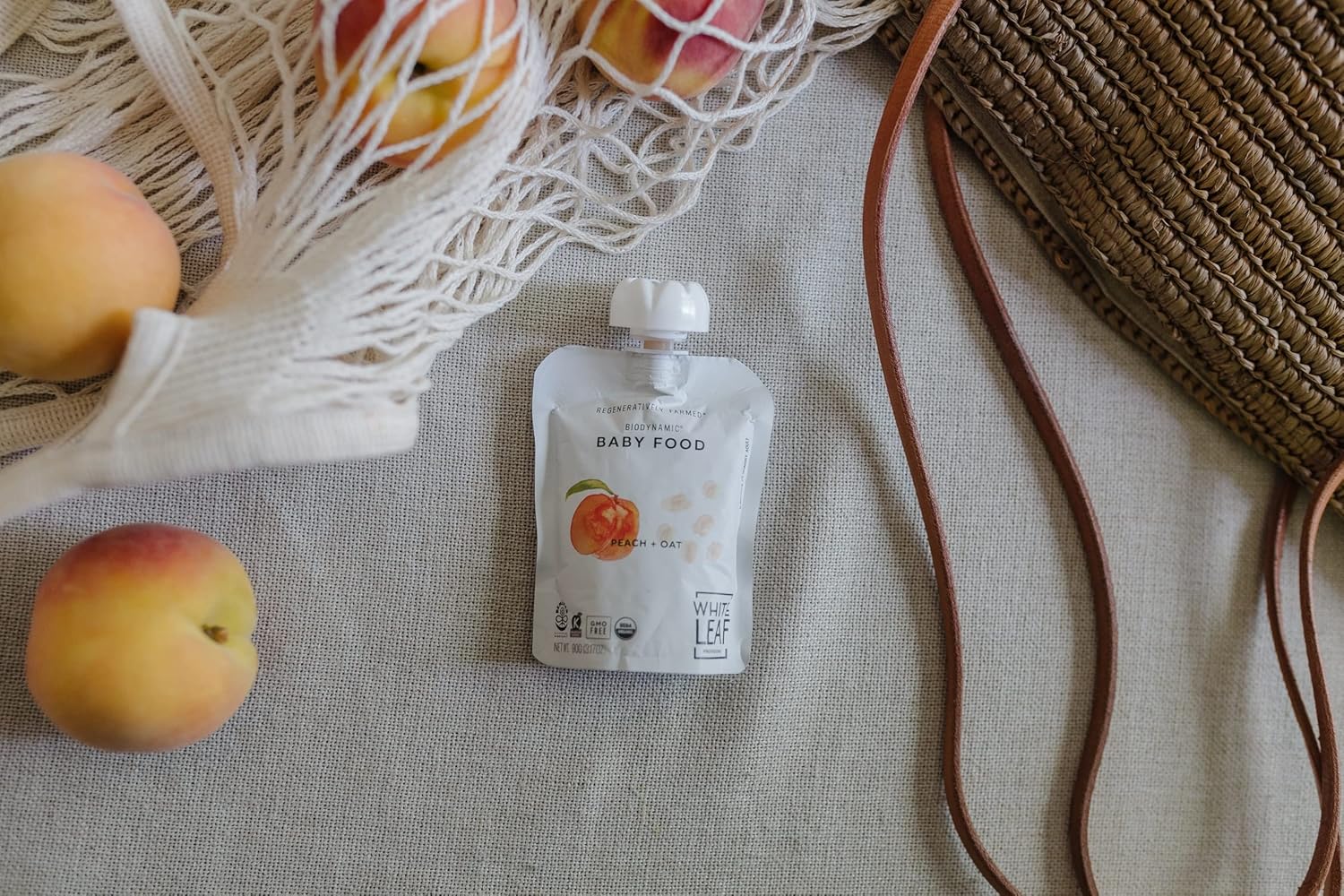 White Leaf Provisions Peach & Oat 90 Grm, Pack of 6 - Image 4