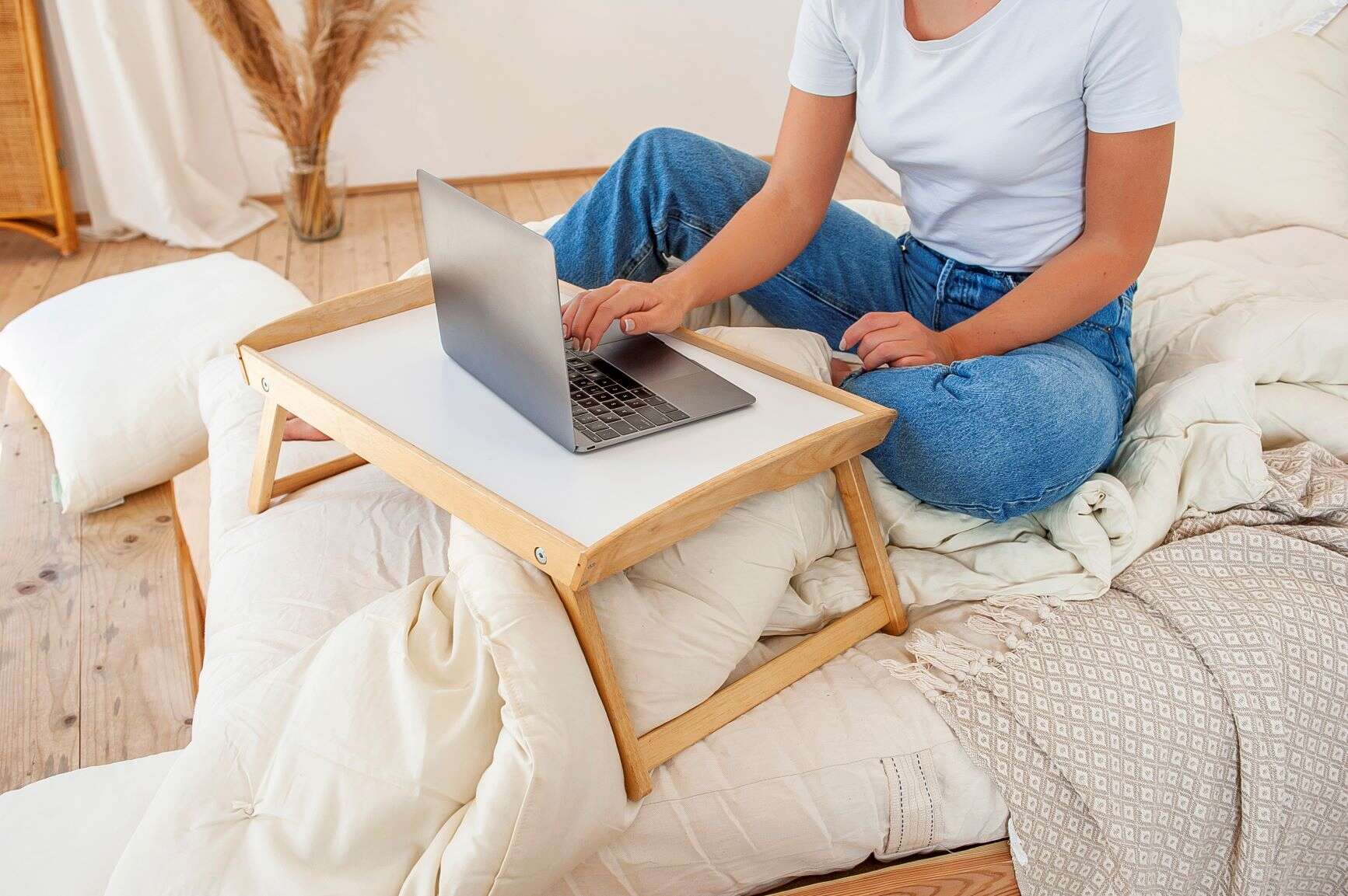 White Lotus Green Cotton & Wool Dreamton Mattress - Image 4