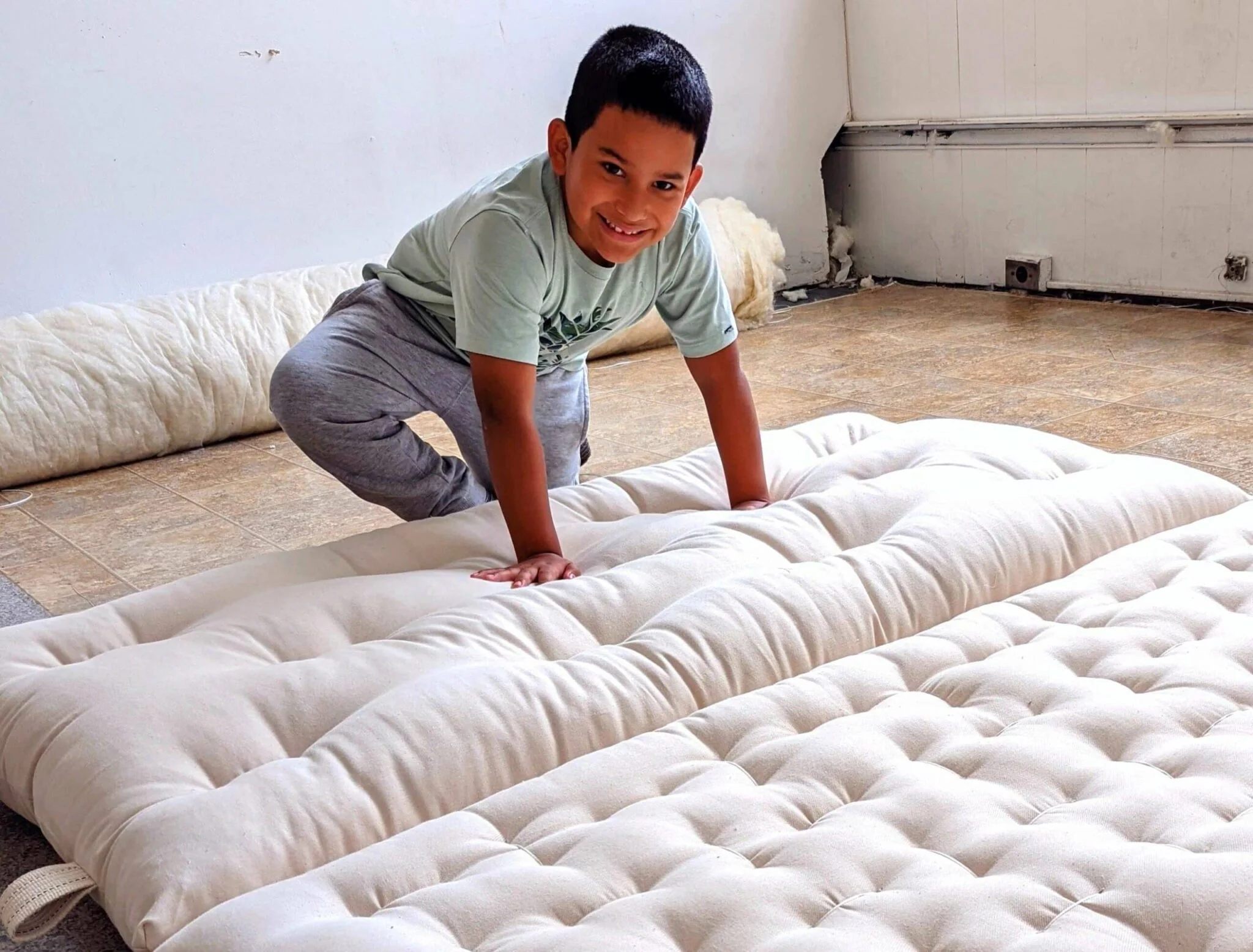 White Lotus Cotton and Wool Dreamton Toddler Mattress - Image 3