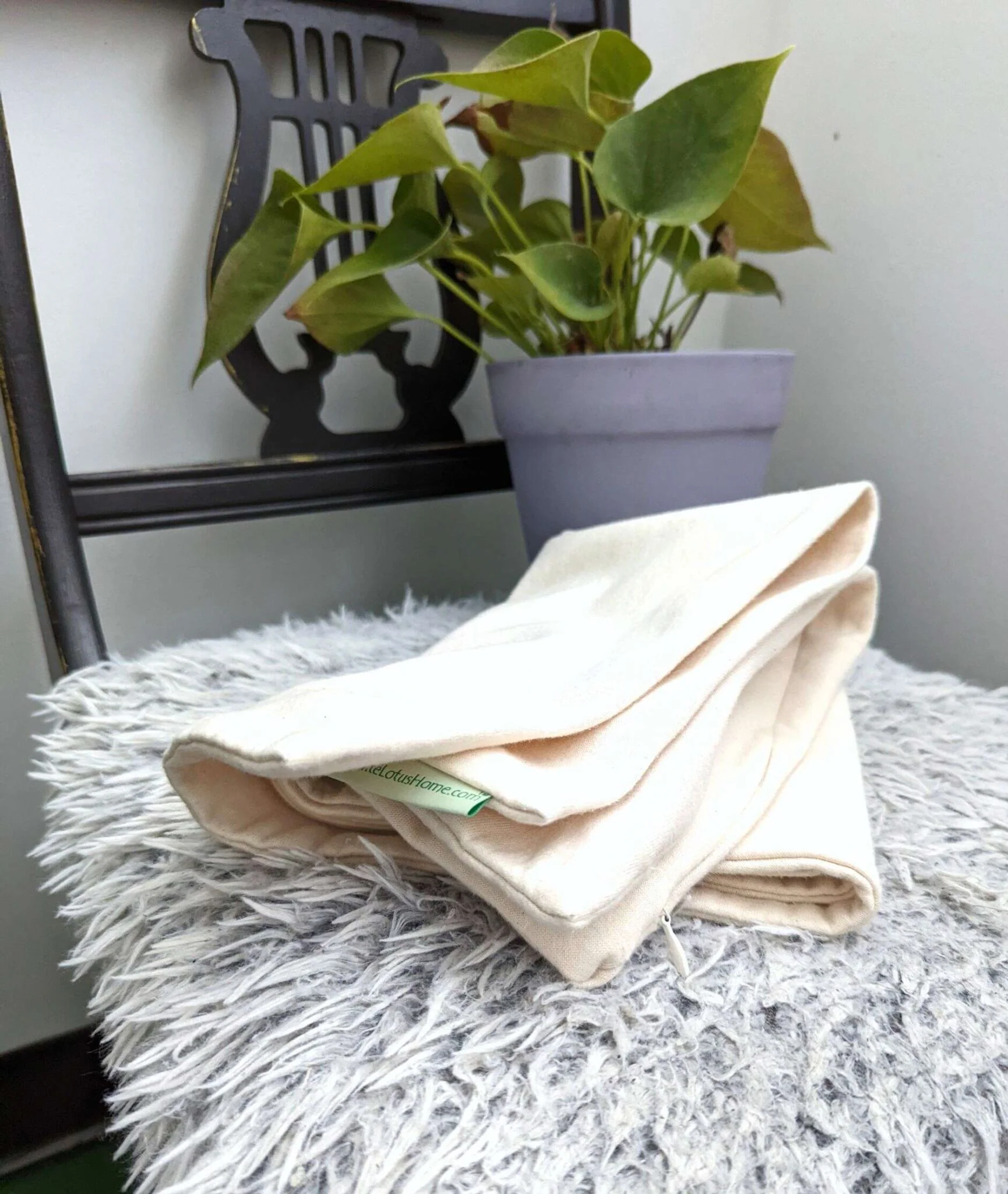 White Lotus Organic Cotton Crib and Toddler Waterproof Mattress Protector - Image 4