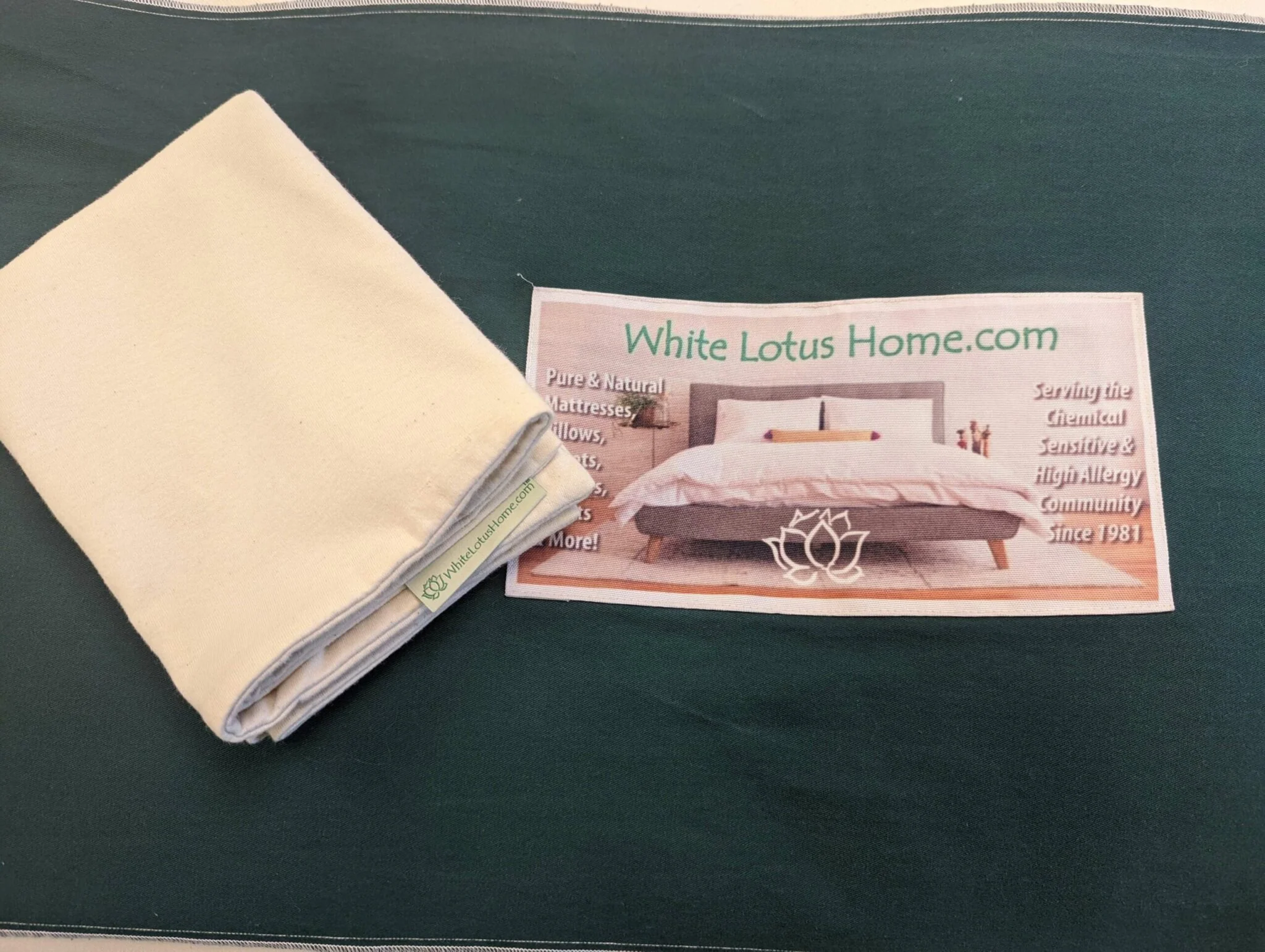 White Lotus Organic Cotton Crib and Toddler Waterproof Mattress Protector - Image 6