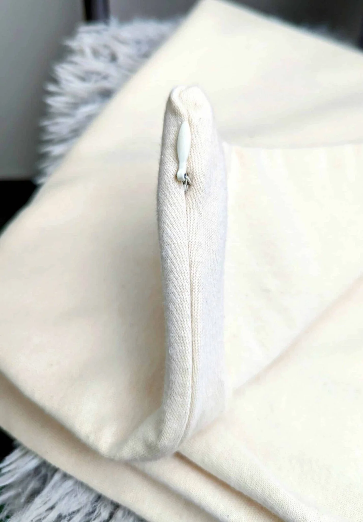 White Lotus Waterproof Organic Cotton Pillow Protector - Image 6